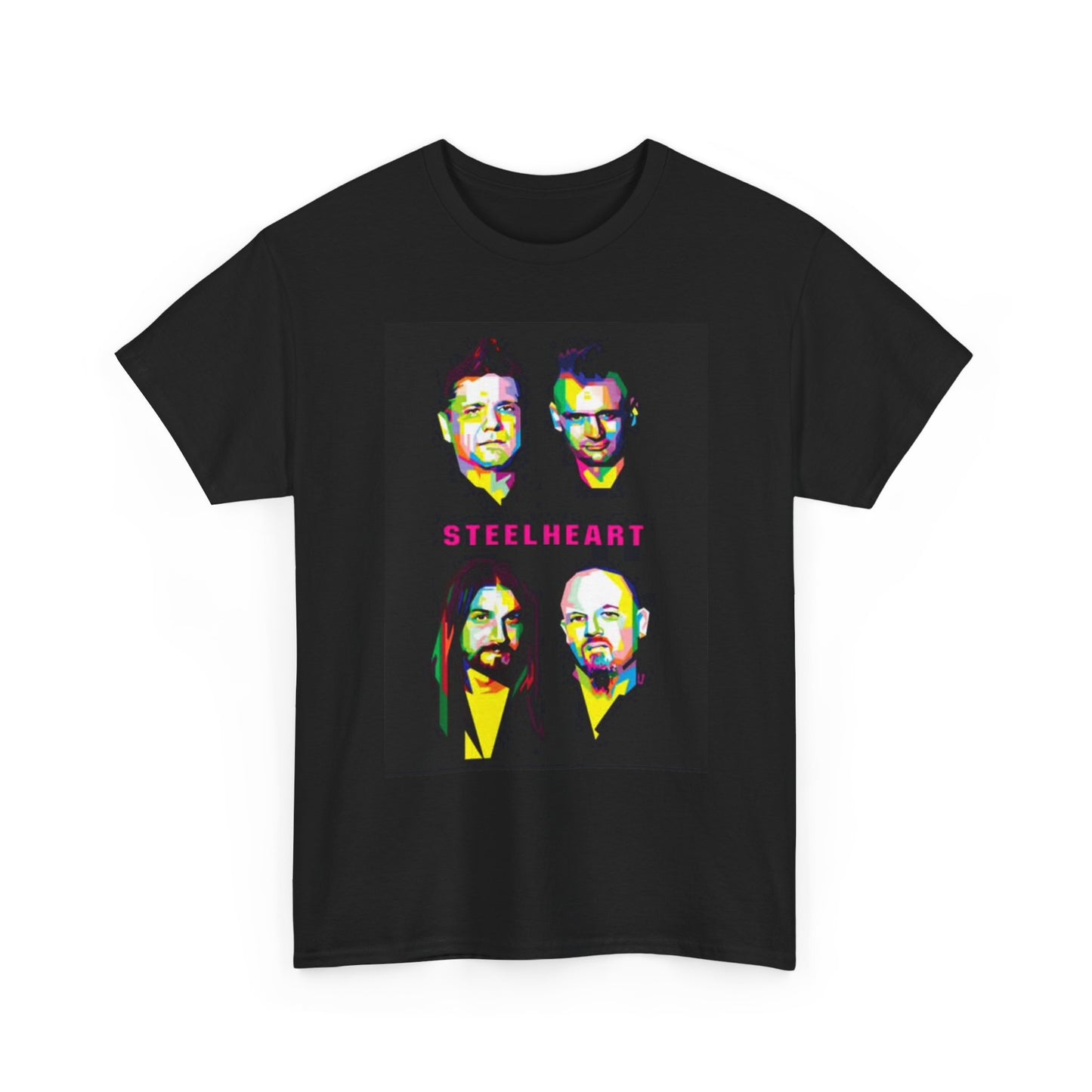 Steelheart Graphic T Shirt Vintage Rock Band Poster Retro Unisex Heavy Cotton