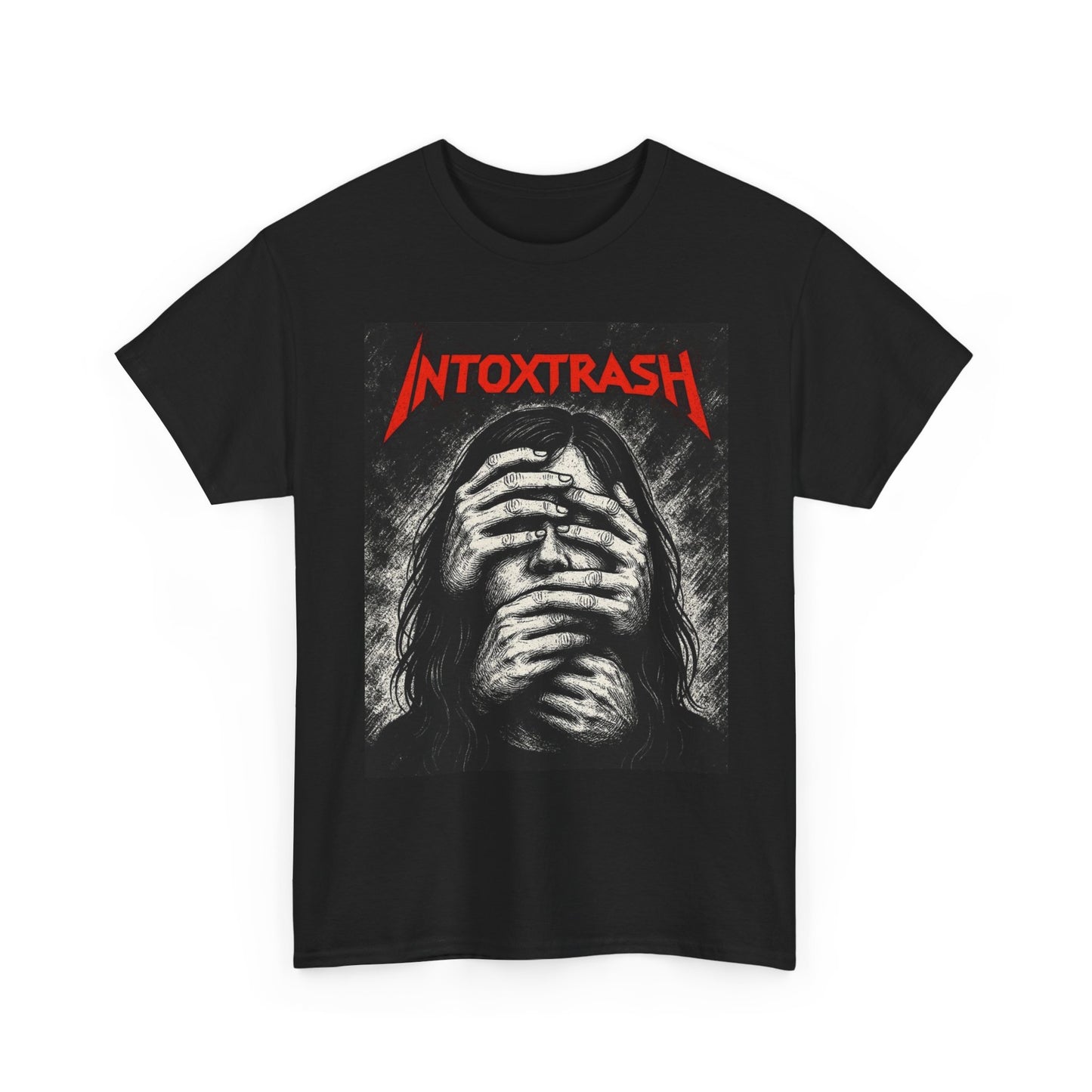 Intoxtrash Vintage Graphic T Shirt Unisex Heavy Cotton Tee