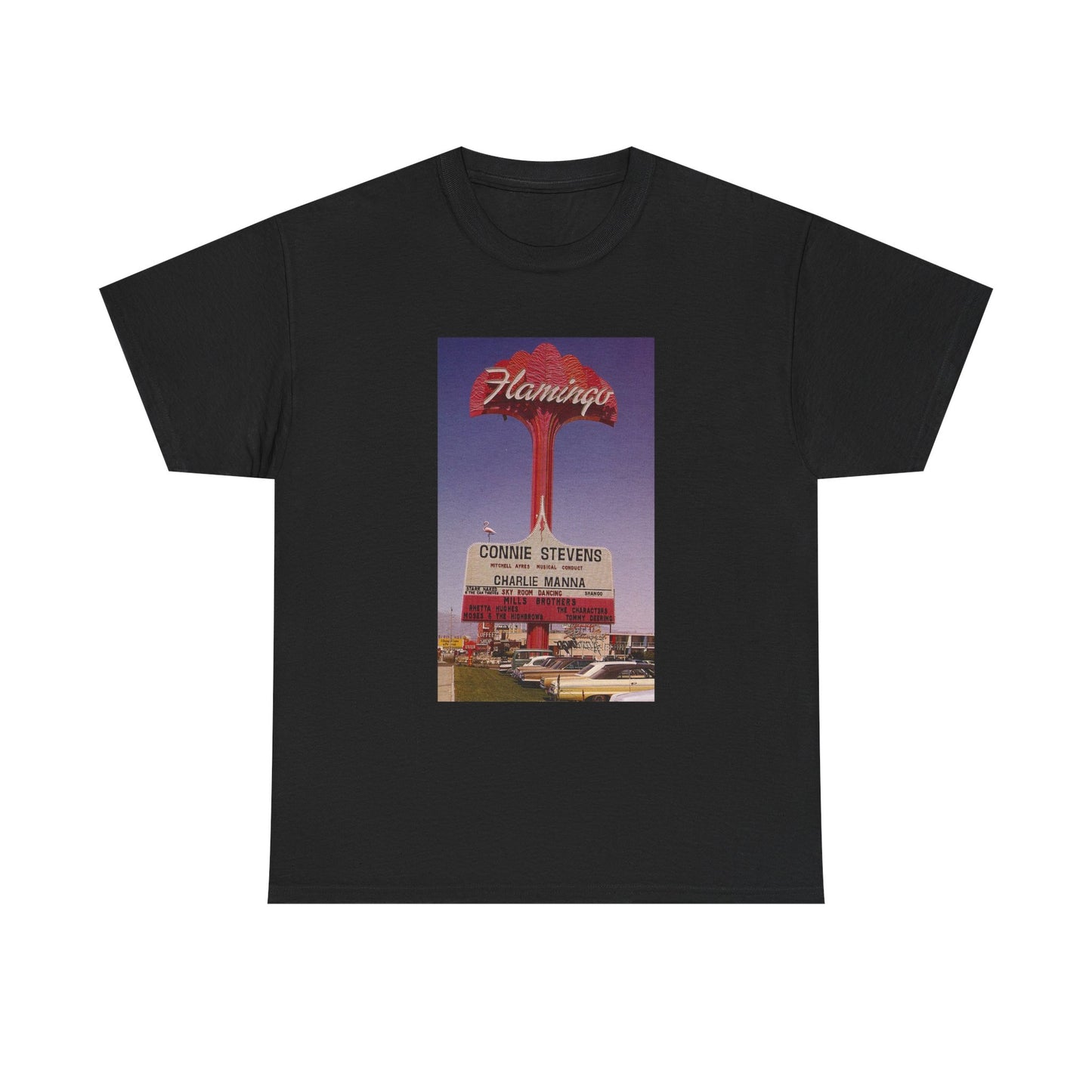 The Flamingo Tshirt Vintage Las Vegas Casino Strip Retro Unisex Heavy Cotton Tee