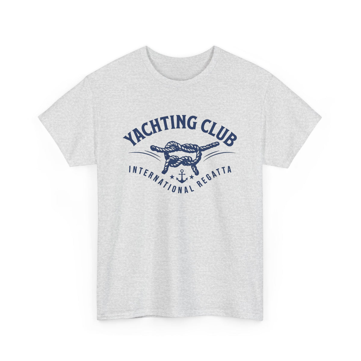 Yachting Club Graphic T Shirt Men's Vintage Heavy Cotton Tee