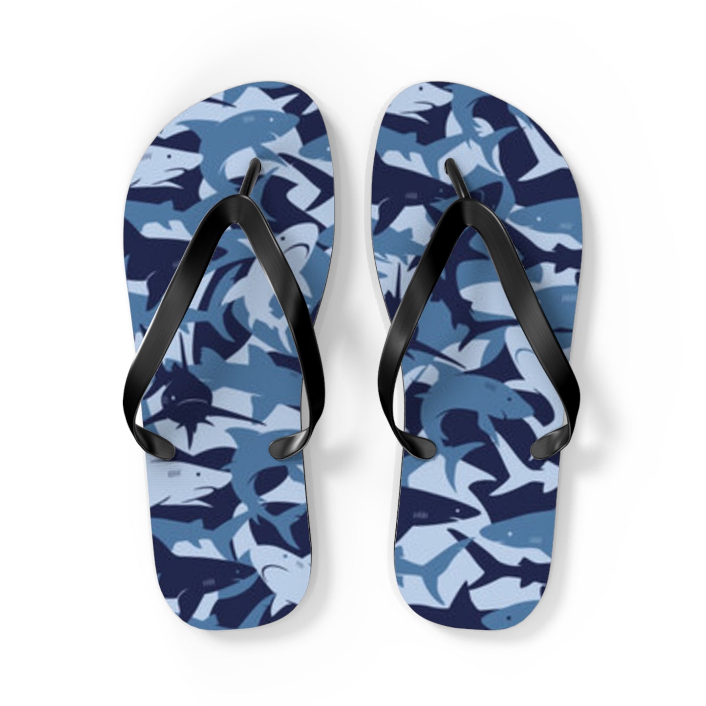 Sharks Summer Sandals, Beach Shoes, Vacation Flip Flops, Pool Slides
