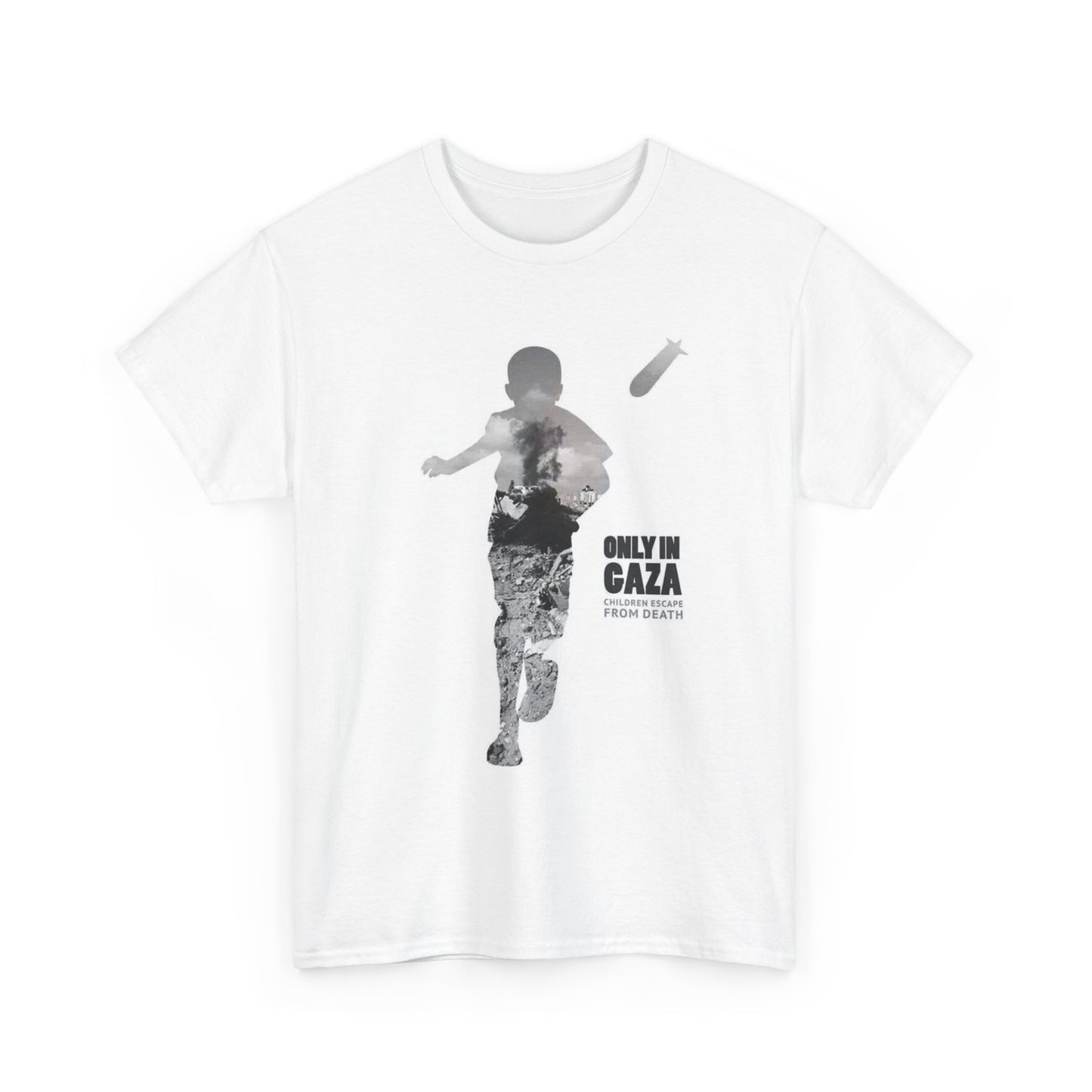 Free Palestine Graphic T Shirt Only In Gaza Unisex Heavy Cotton Tee