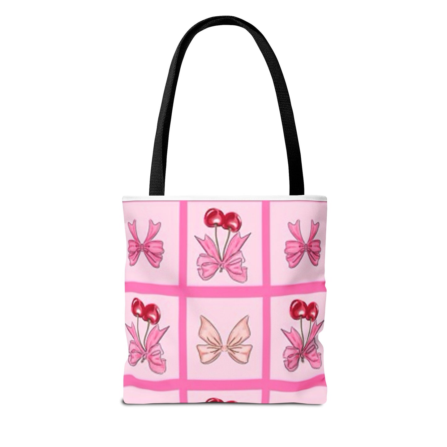Pink Bows Upside Down Graphic BRAND NEW Tote Bag (AOP)
