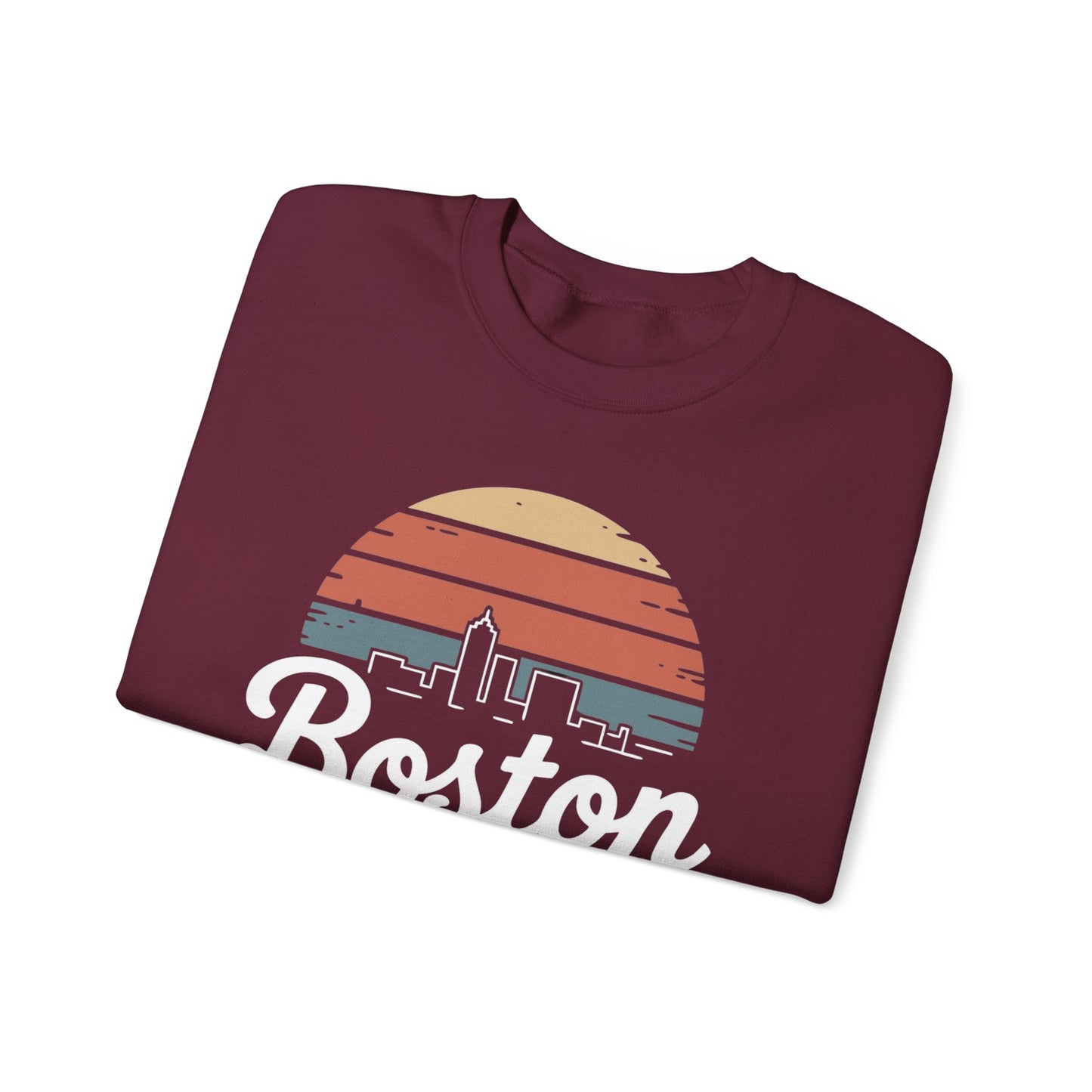 Boston Skyline Sweater NEW Unisex Heavy Blend™ Crewneck Sweatshirt