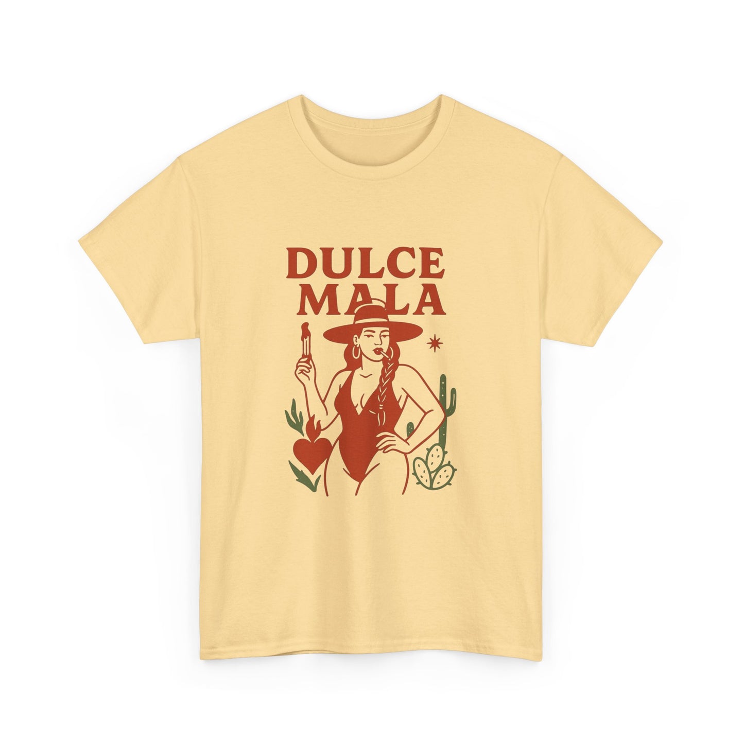 Dulce Mala Cowgirl Graphic T-Shirt Cotton Tee New Gift Vintage