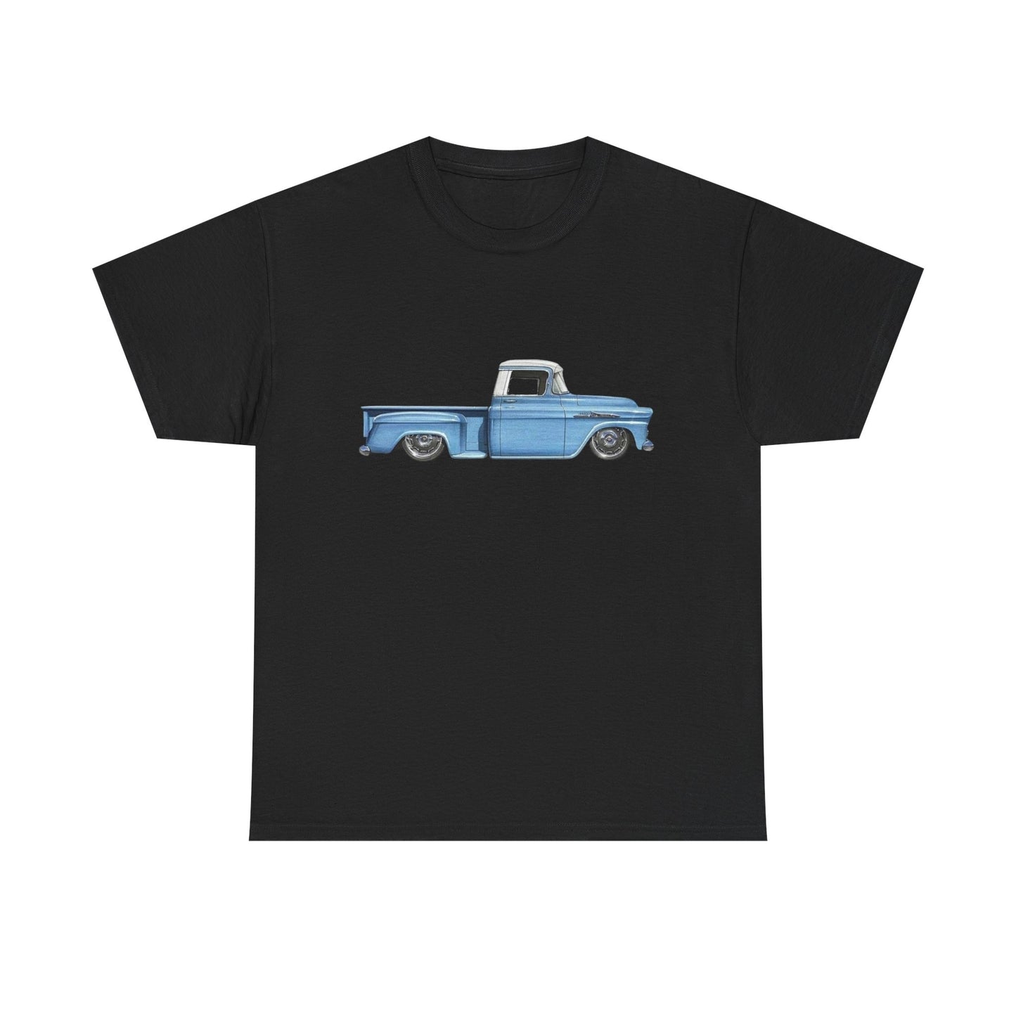Vintage Chevrolet Pickup 60's Graphic T Shirt Unisex Heavy Cotton Tee NEW