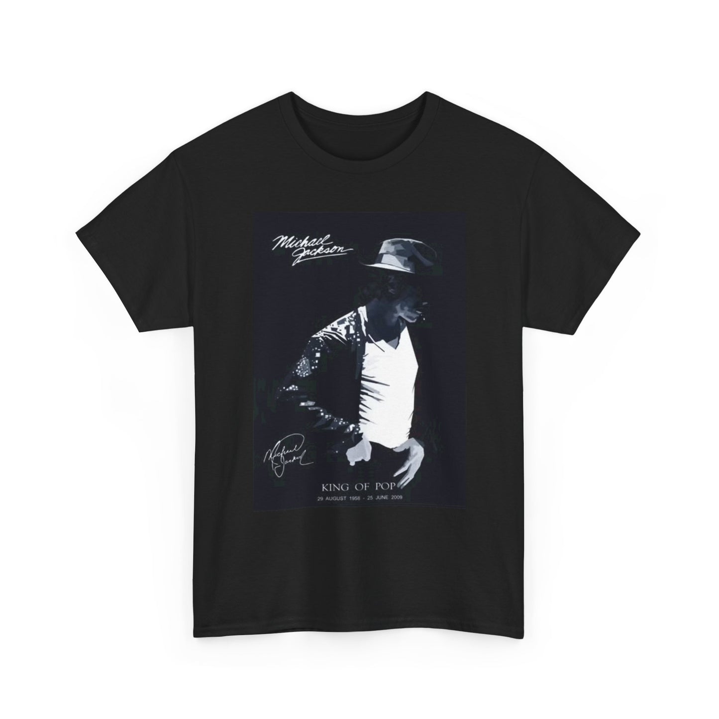 Michael Jackson Graphic T Shirt King Of Pop Merch  Unisex Heavy Cotton Tee