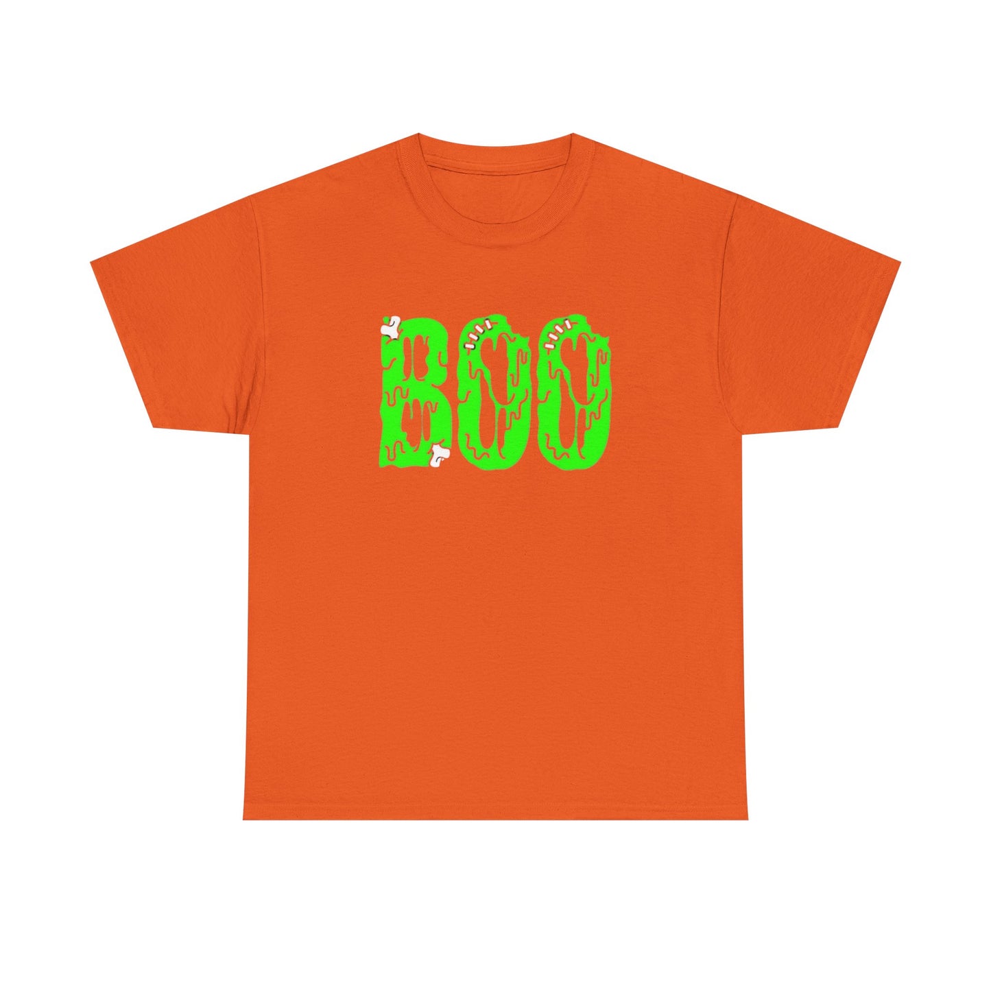 Boo Halloween Fall Scary Graphic T-Shirt Unisex Heavy Cotton Tee