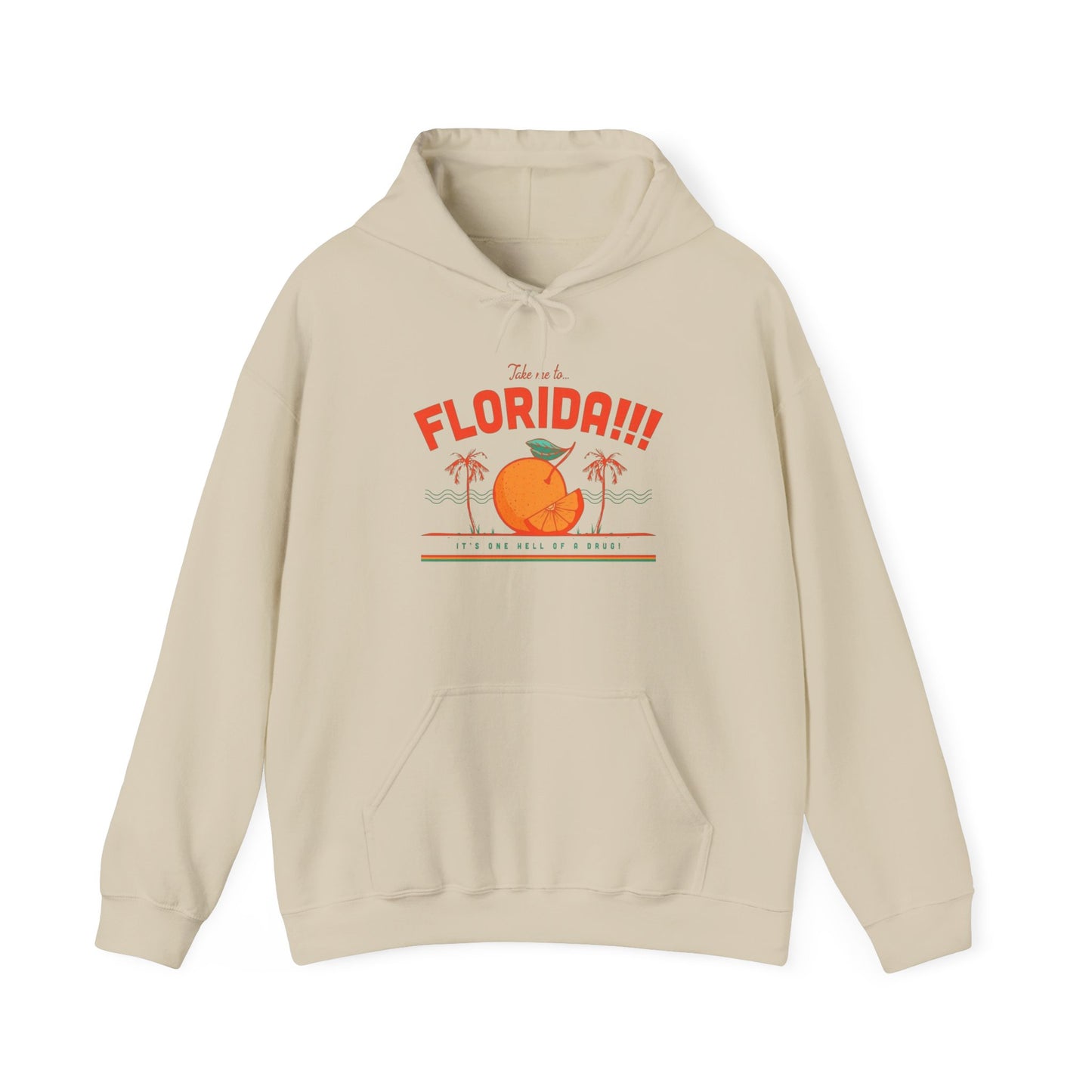 Take Me To Florida Graphic Hoodie Heavy Blend Sweatshirt NEW