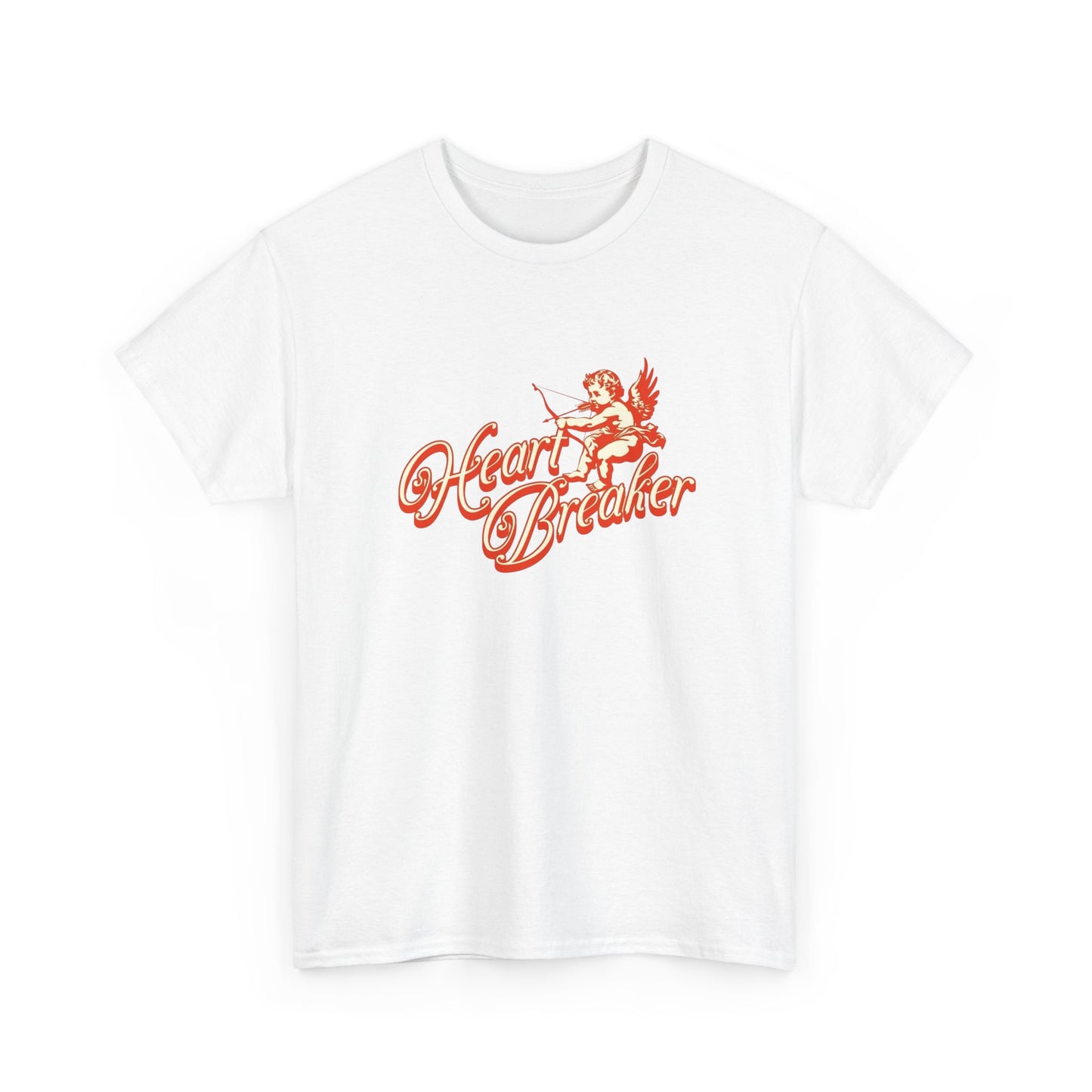 Heart Breaker Cupid Graphic T Shirt NEW Unisex Heavy Cotton Tee