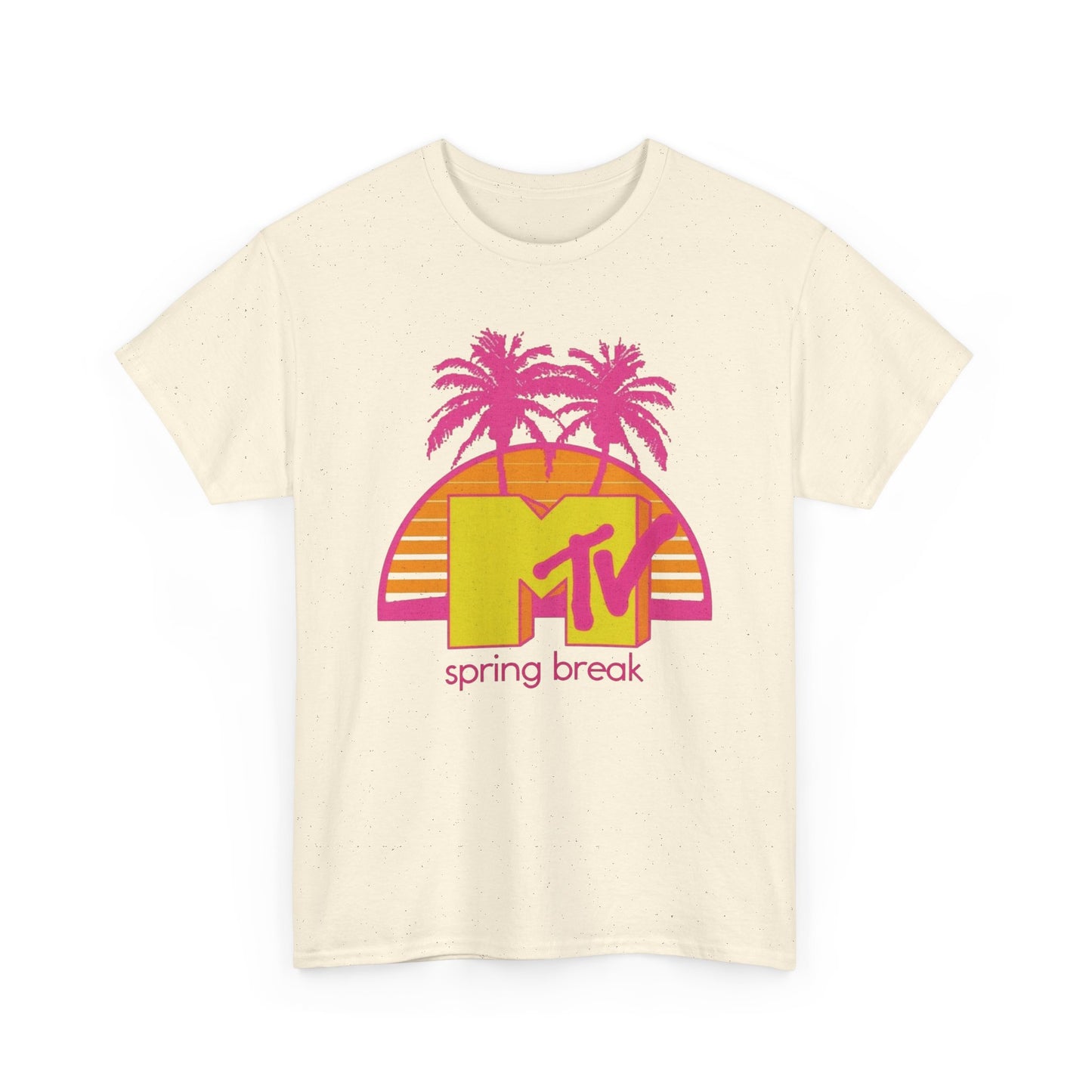 MTV Spring Break Vintage Graphic T Shirt NEW Unisex Heavy Cotton Tee