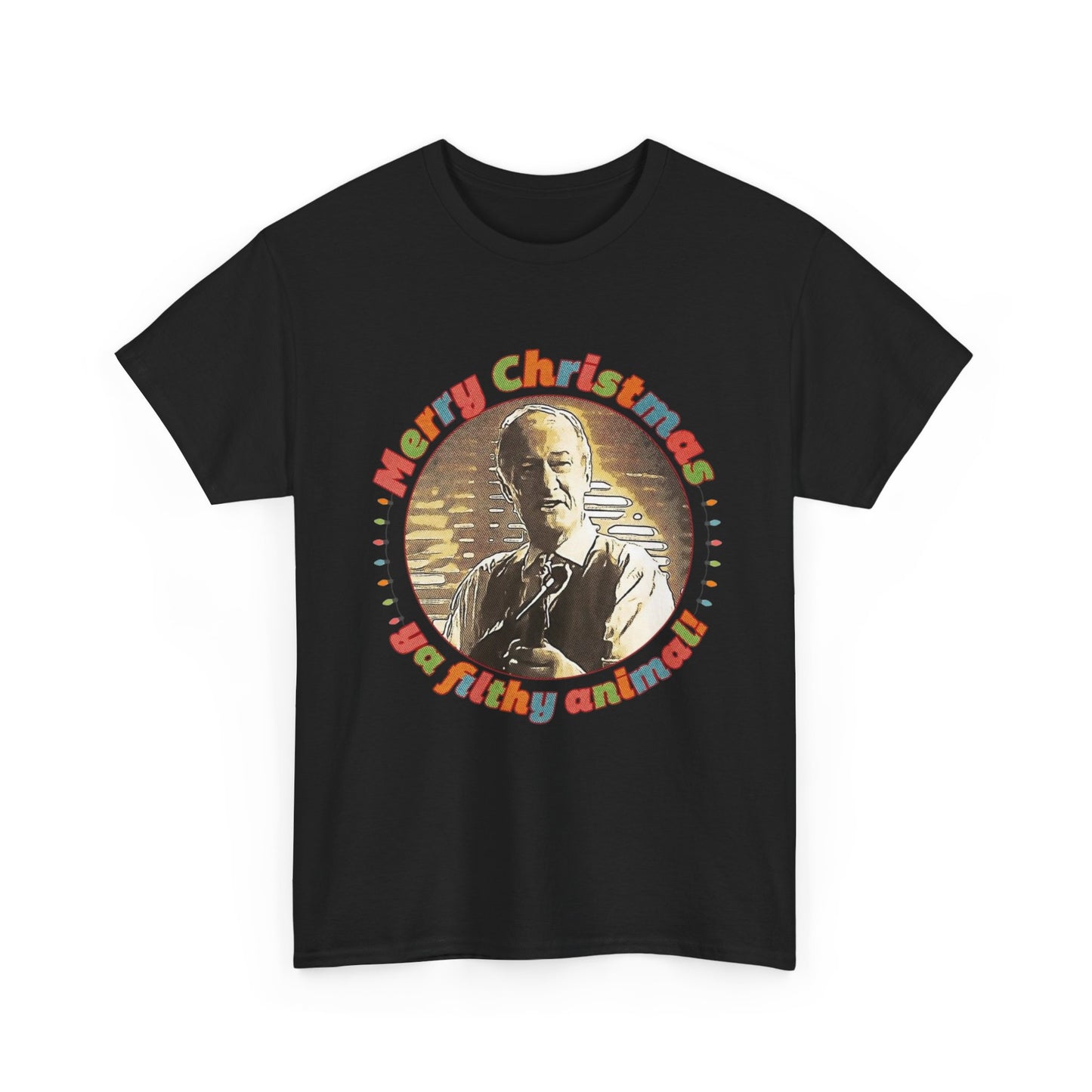 Merry Christmas Ya Filthy Animal Graphic T Shirt NEW ADULT Unisex Heavy Cotton