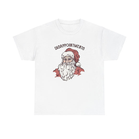Funny Santa Disappointment Jokes Graphic T Shirt Unisex NEW Heavy Cotton Tee