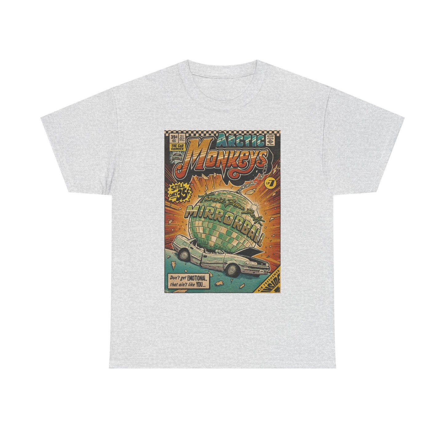 Arctic Monkeys Graphic T Shirt Vintage Comic Book Unisex Heavy Cotton Tee