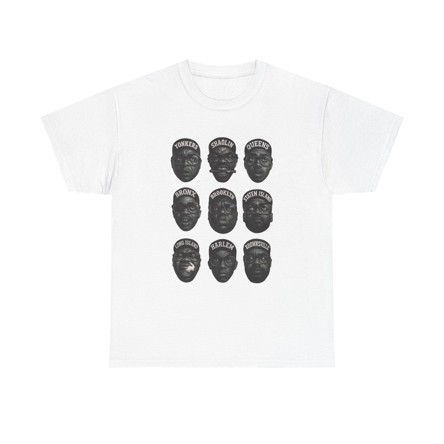 New York Hip Hop Legends Graphic T Shirt NEW Unisex Heavy Cotton Tee