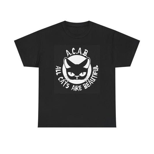 All Cats Are Beautiful Graphic T Shirt Cotton Tee