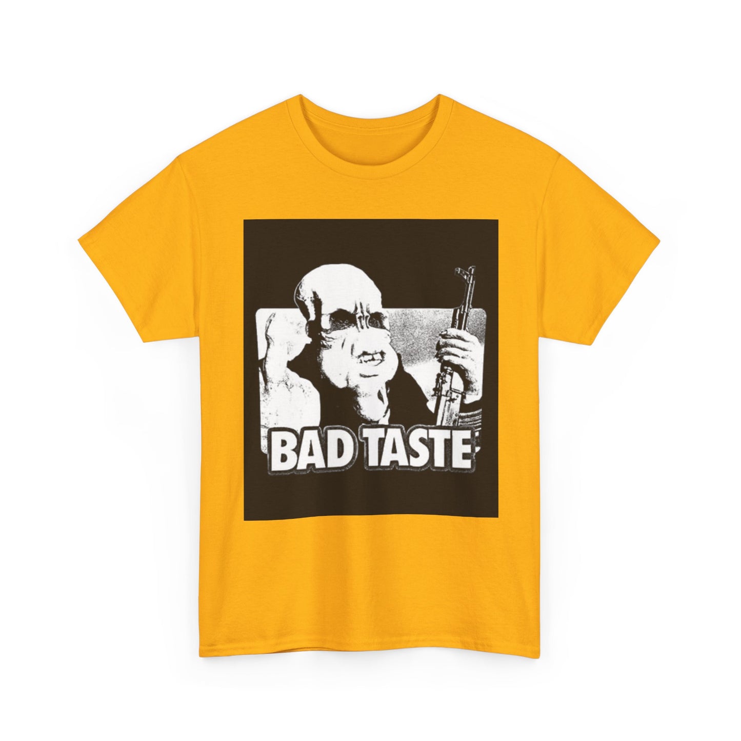 Bad Taste Poster Shirt Retro Graphic Art Unisex Heavy Cotton Tee