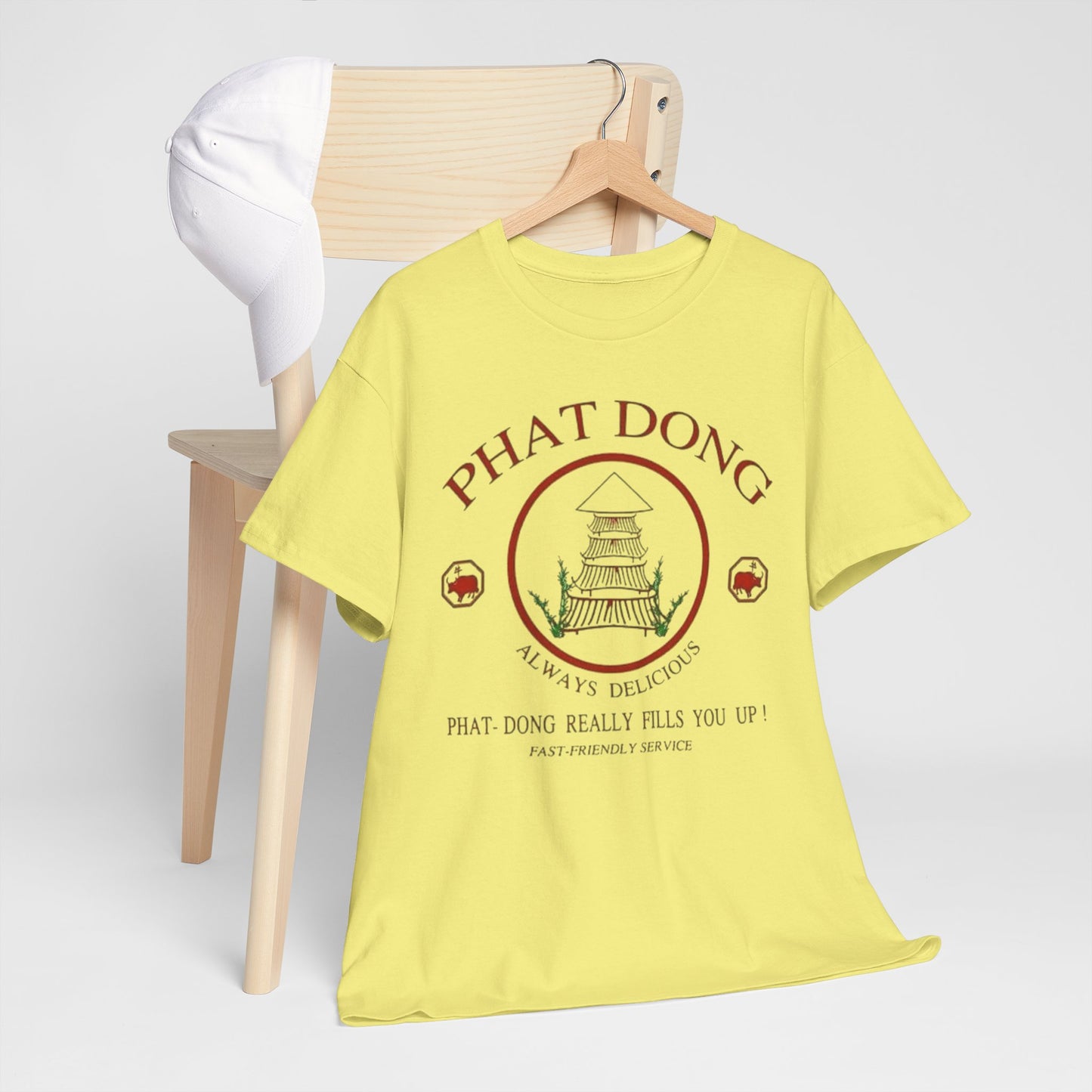 Phat Dong Funny Chinese Food Graphic T-Shirt Gift NEW Jokes  Heavy Cotton Tee