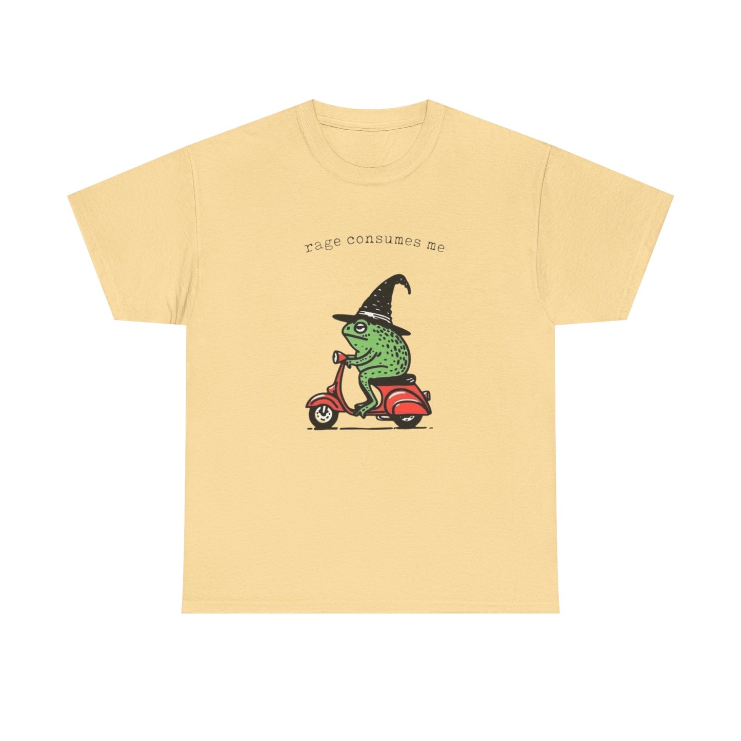 Rage Consumes Me Hilarious Frog Graphic T Shirt NEW Heavy Cotton Tee