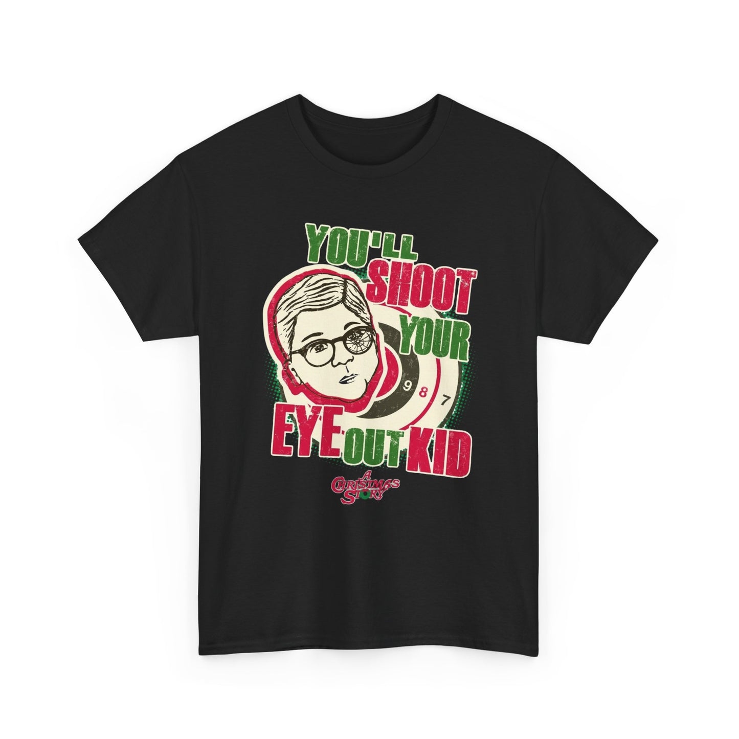 A Christmas Story Funny Retro Graphic T Shirt NEW Unisex Heavy Cotton Tee