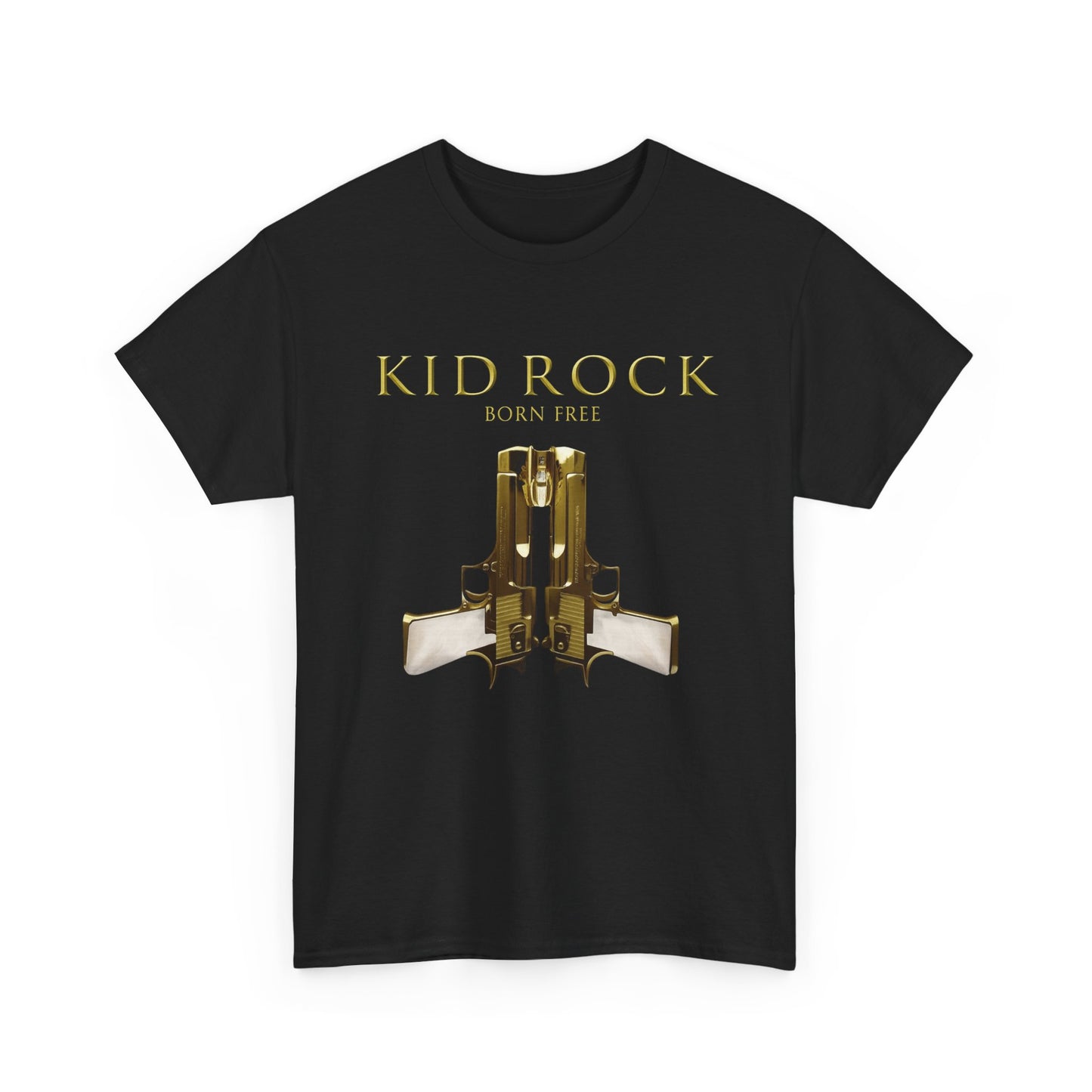 Kid Rock Born Free Graphic T Shirt Unisex Heavy Cotton Tee