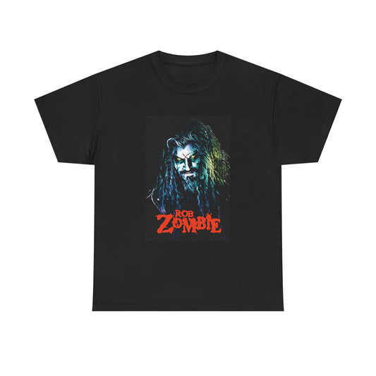 Rob Zombie Tshirt Vintage Metal Poster Graphic Retro Unisex Heavy Cotton Tee