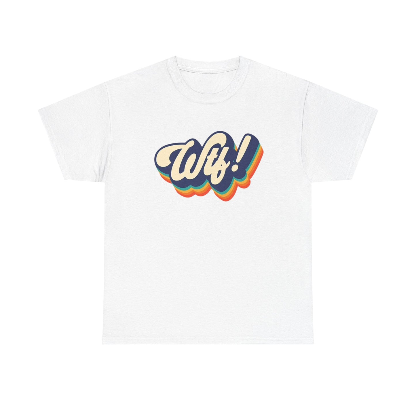 WTF Funny Graphic T Shirt BRAND NEW Apparel Unisex Heavy Cotton Tee