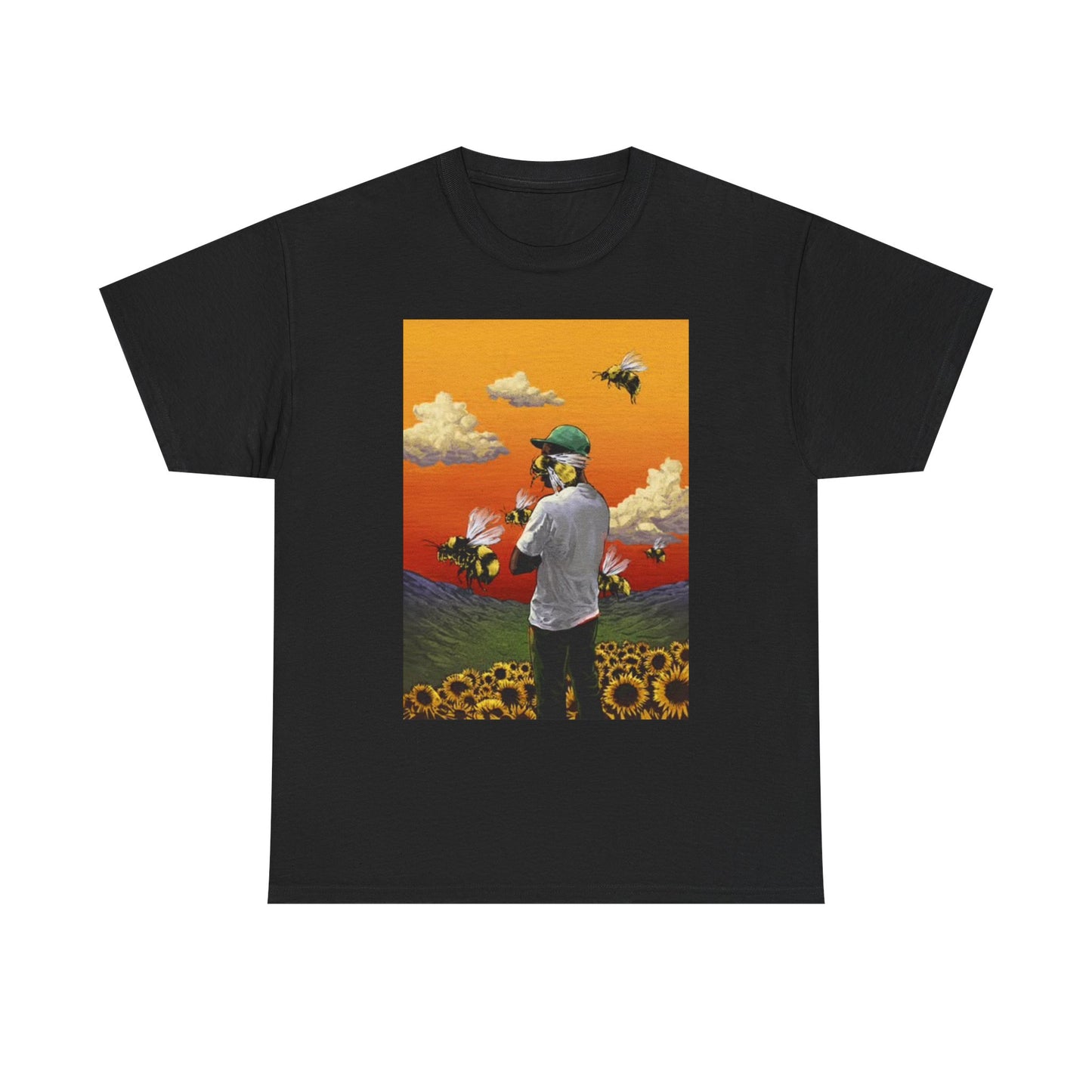 Tyler The Creator Graphic T Shirt Vintage Painting ART Unisex Heavy Cotton Tee