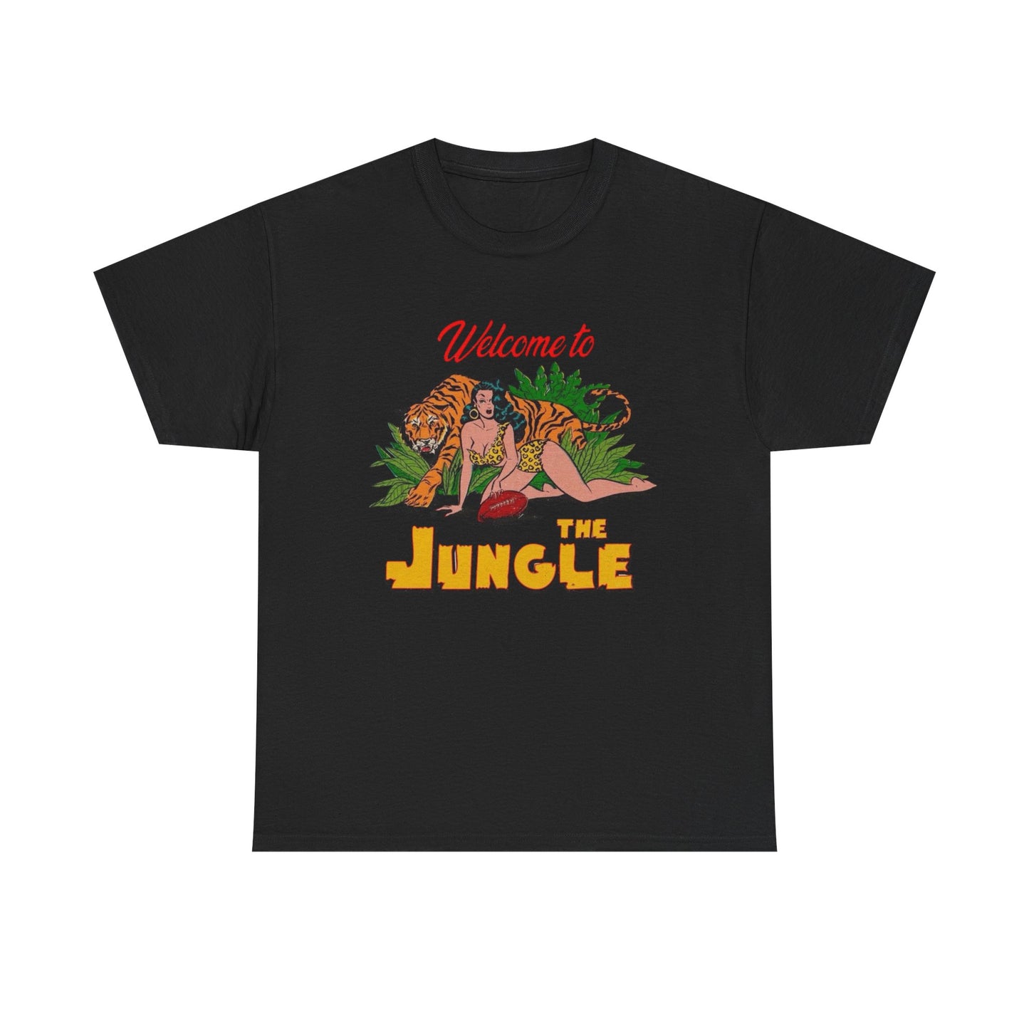 Welcome To The Jungle Graphic T Shirt Unisex Heavy Cotton Tee