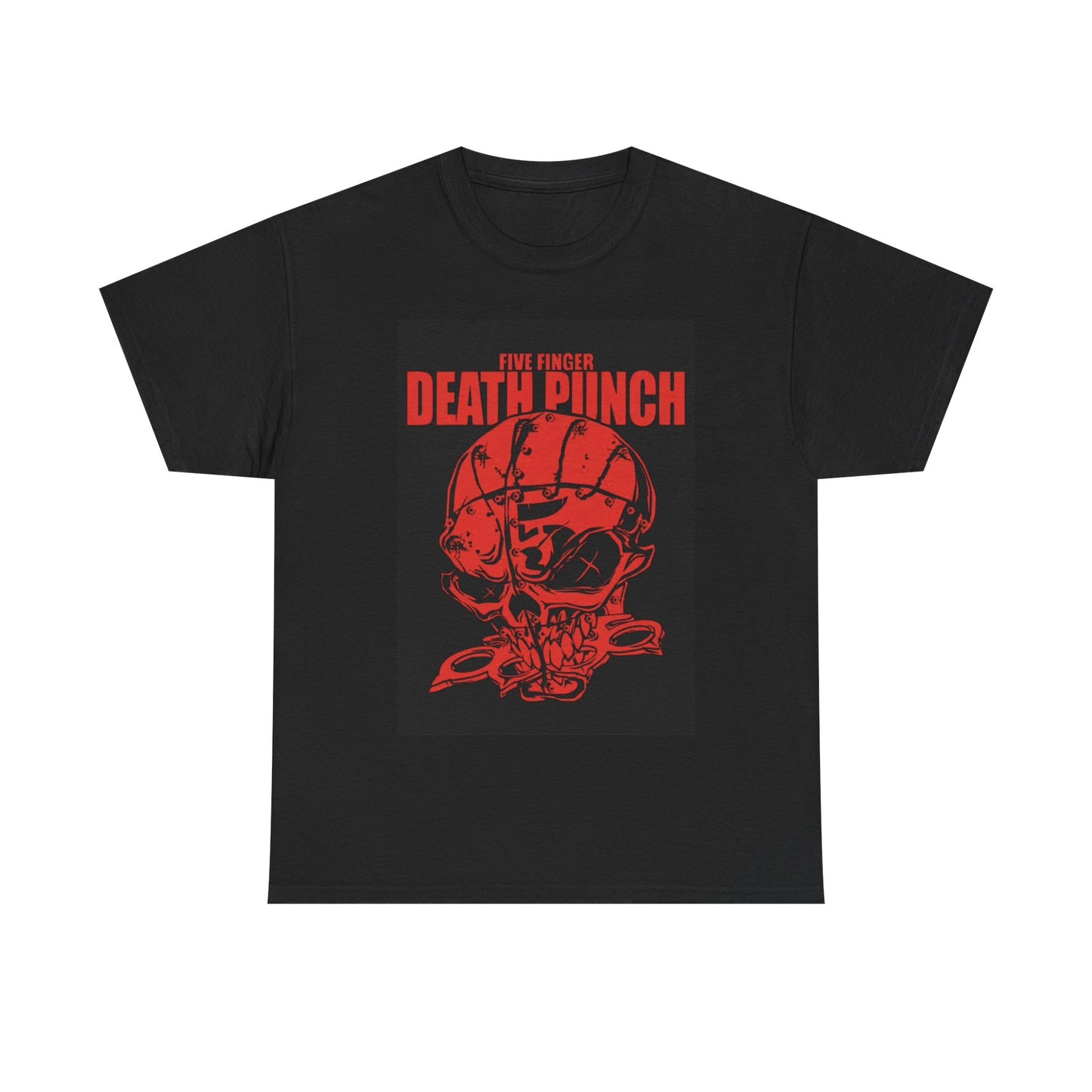 Five Finger Death Punch Shirt Rock graphic metal band Unisex Heavy Cotton Tee