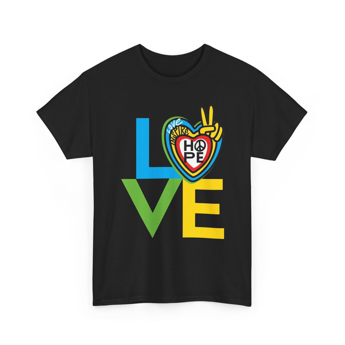Love And Hope Graphic T Shirt Adult NEW