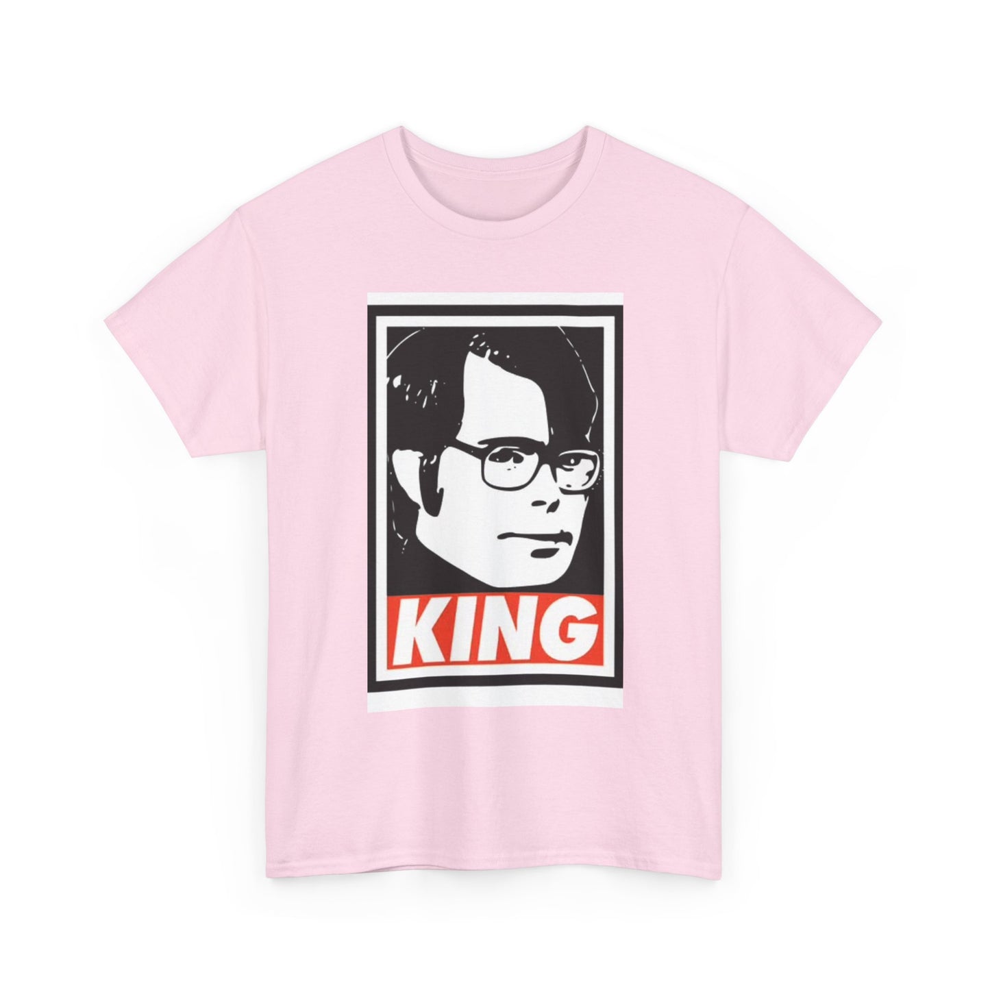 Stephen King Shirt Retro Poster Horror Funny Gift Scary Unisex Heavy Cotton Tee