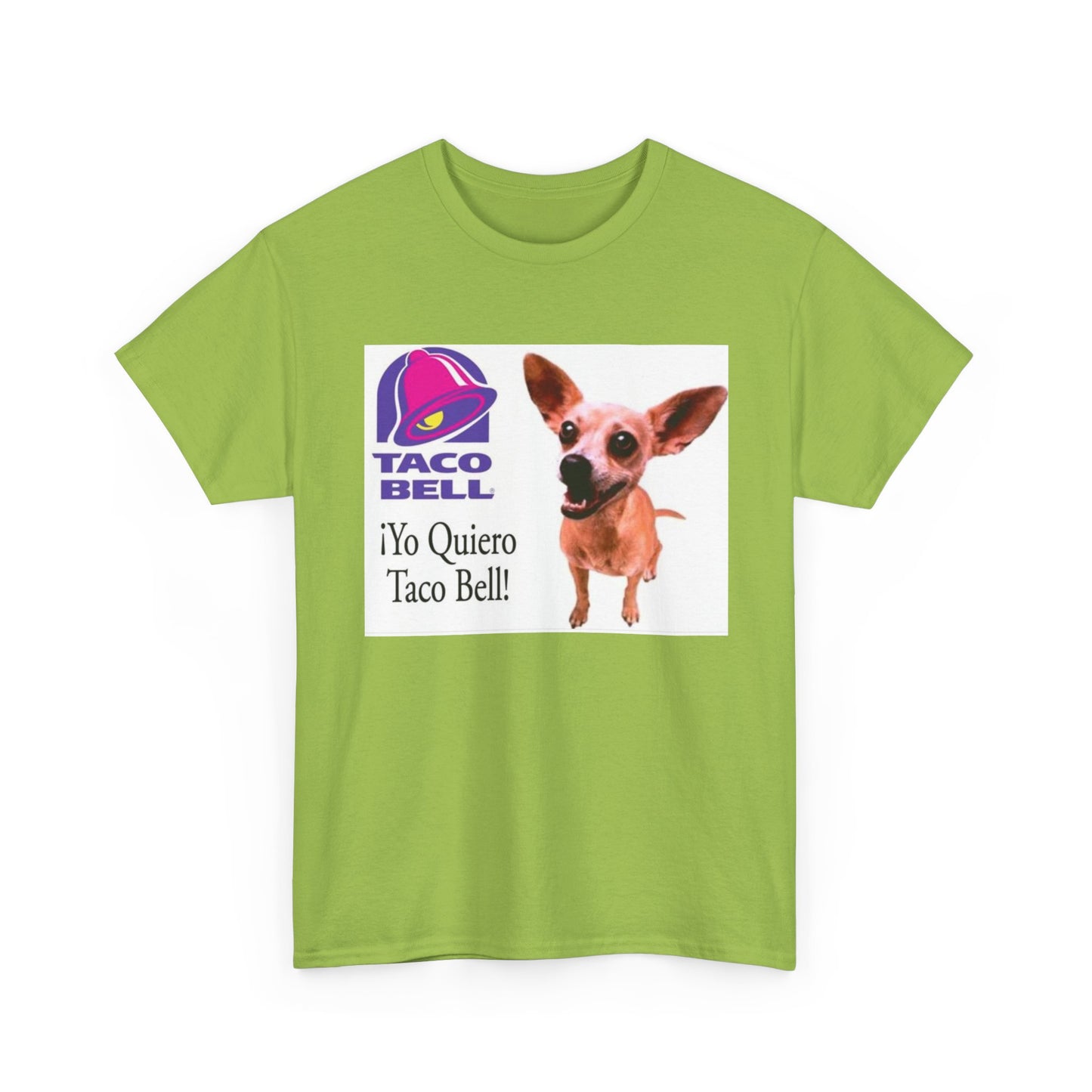 Taco Bell Shirt Funny Retro Logo Mexican Dog 90s Nostalgia Unisex Heavy Cotton