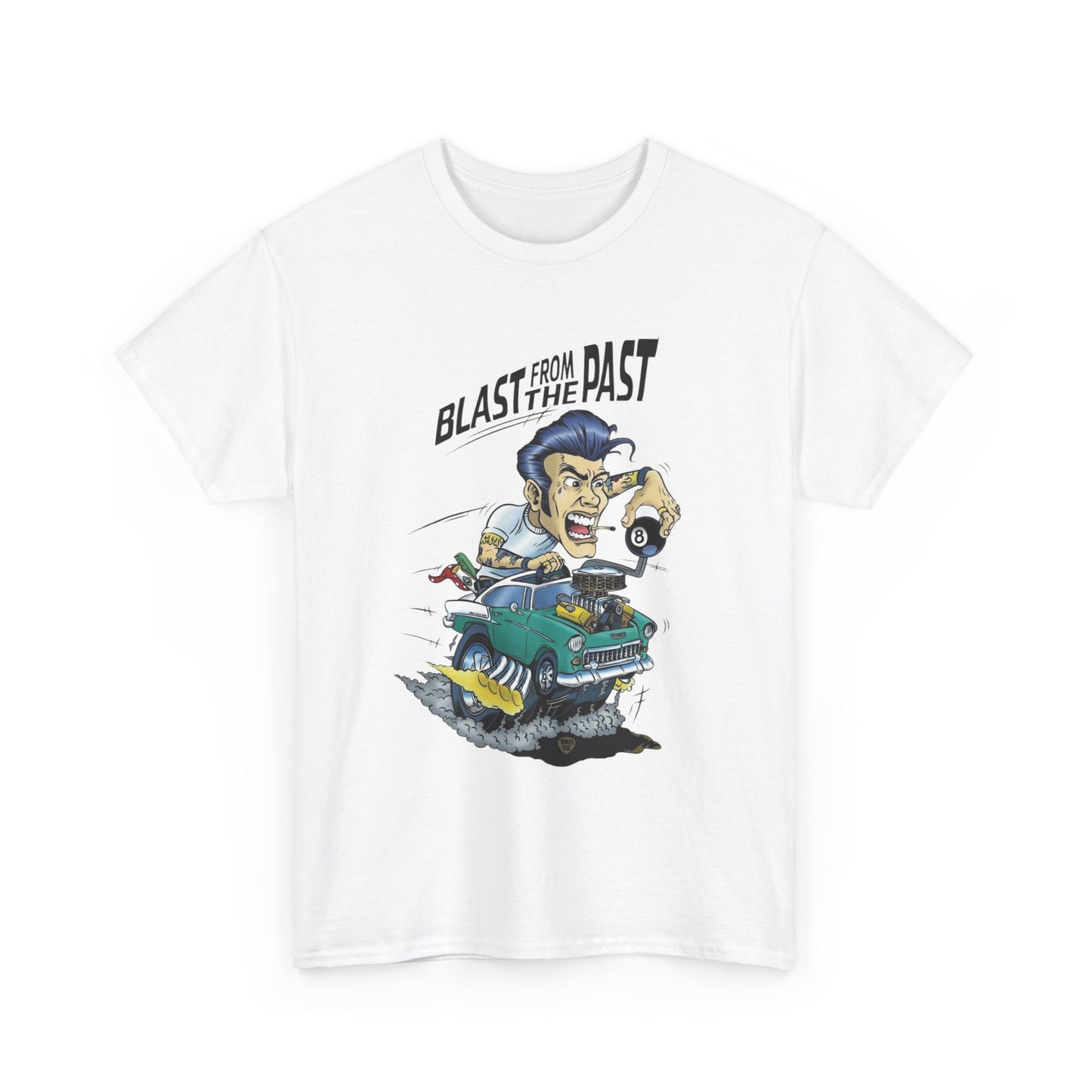Blast From The Past Muscle Cars Graphic T Shirt Unisex Heavy Cotton Tee