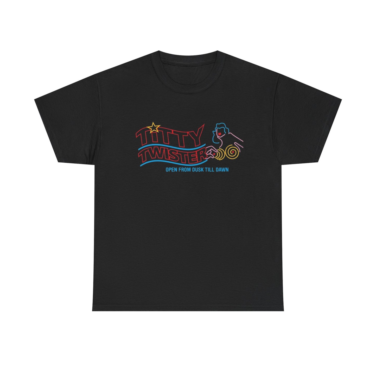 From Dusk Till Dawn Graphic T Shirt Unisex Heavy Cotton Tee