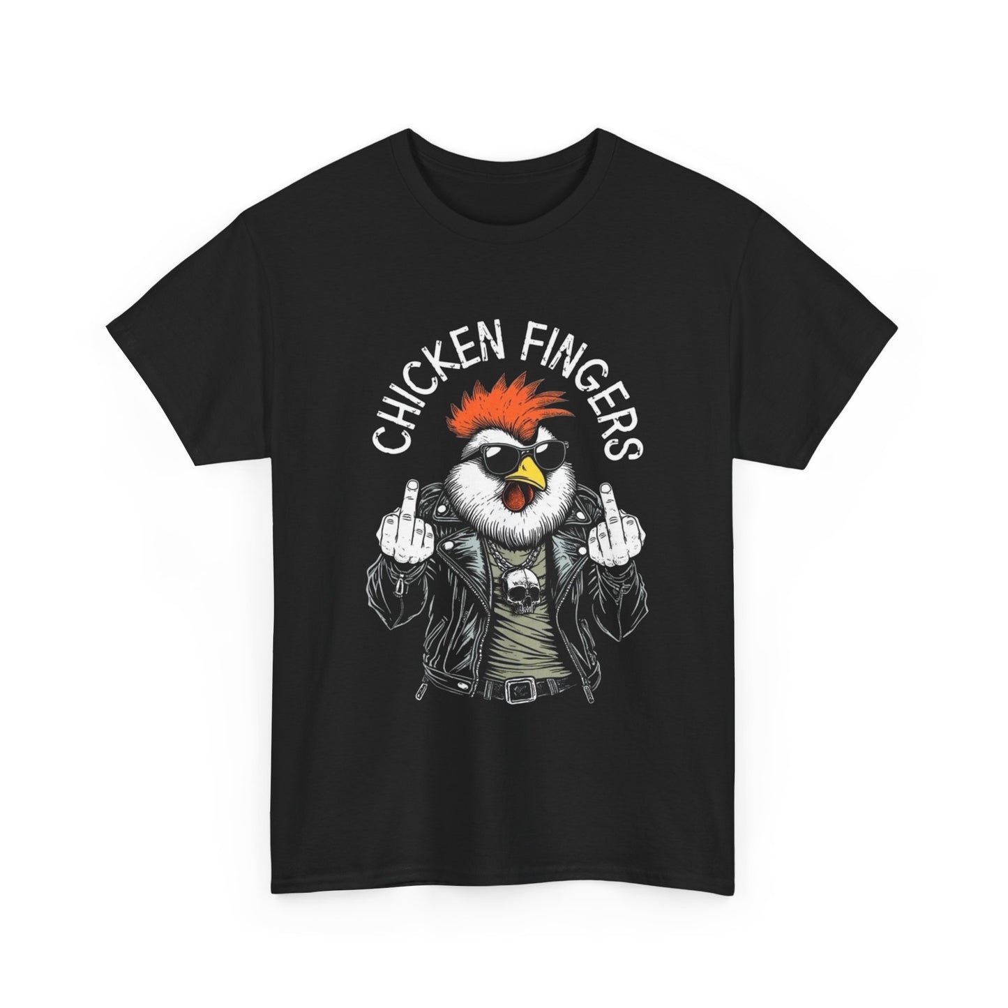 Chicken Fingers Funny Tendies Graphic T Shirt Unisex Heavy Cotton Tee