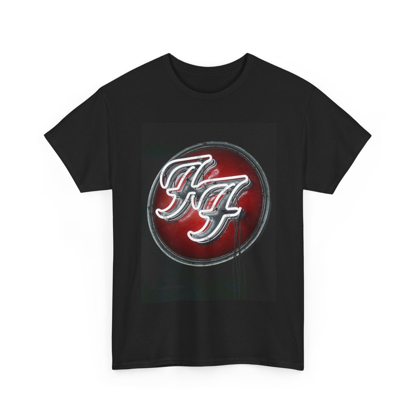 Foo fighters T-shirt vintage graphic neon retro nirvana Unisex Heavy Cotton Tee