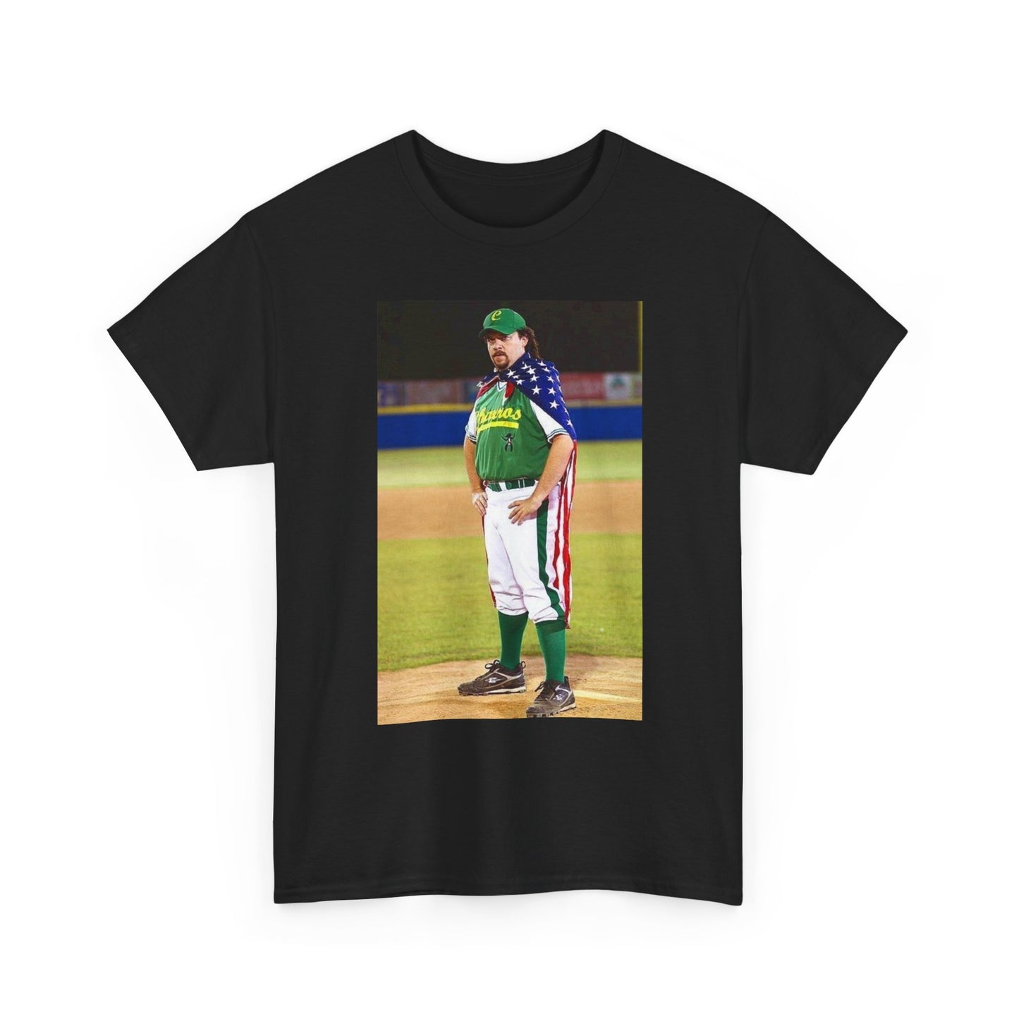 Kenny Powers Charros Graphic T Shirt Baseball Mound Unisex Heavy Cotton Tee