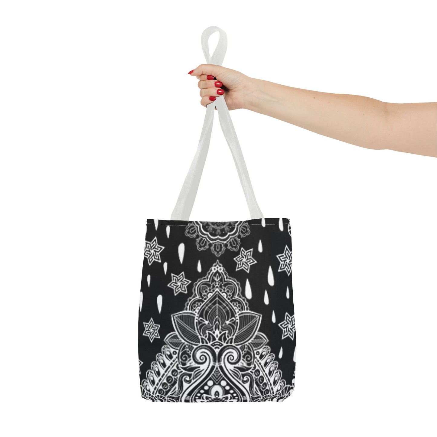 Black And White Paisley Multi Color BRAND NEW MODERN Tote Bag (AOP)