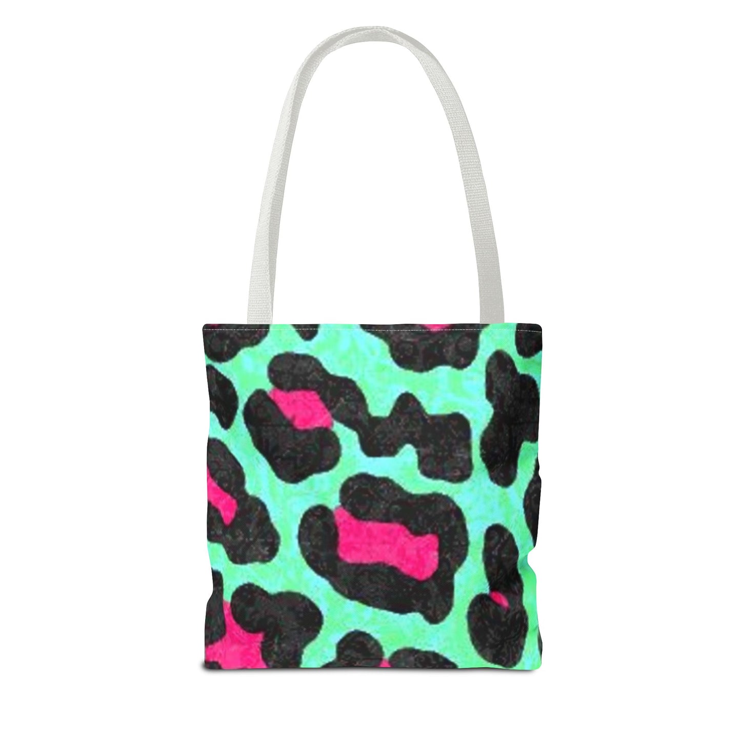 Green And Pink Cheetah Print BRAND NEW Purse, Pocketbook,Travel Tote Bag