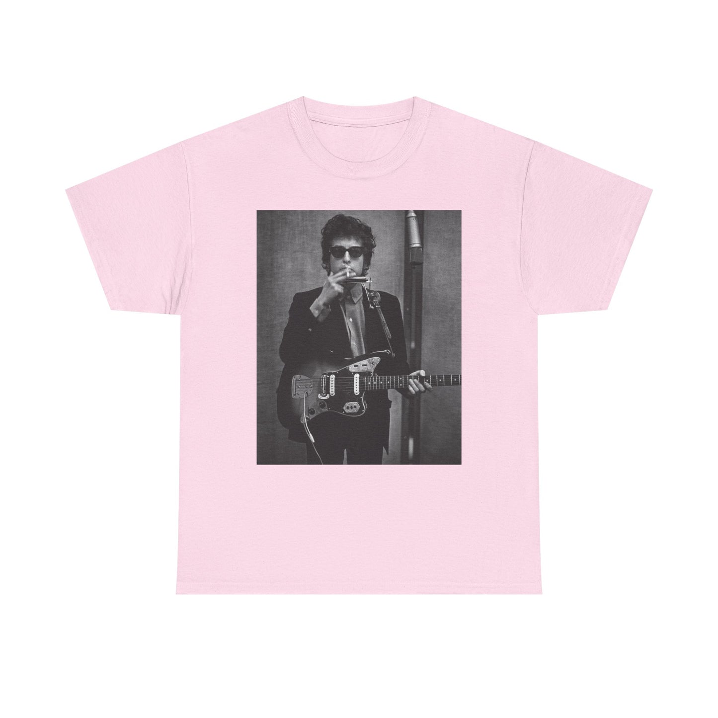 Bob Dylan T-shirt vintage classic rock retro art Unisex Heavy Cotton Tee