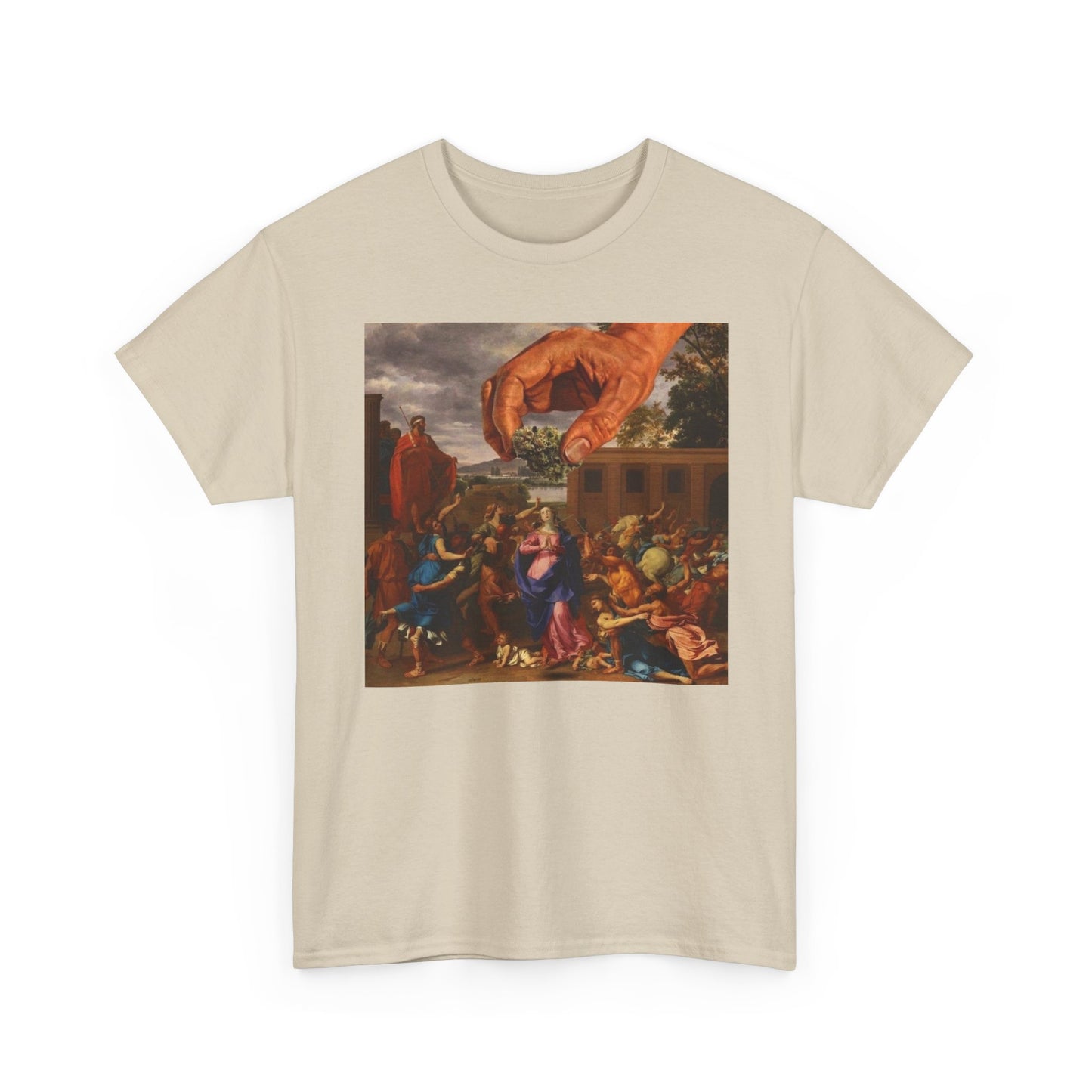 The Weed Gods Painting Graphic T-Shirt Womens Comfy Cotton Tee NEW