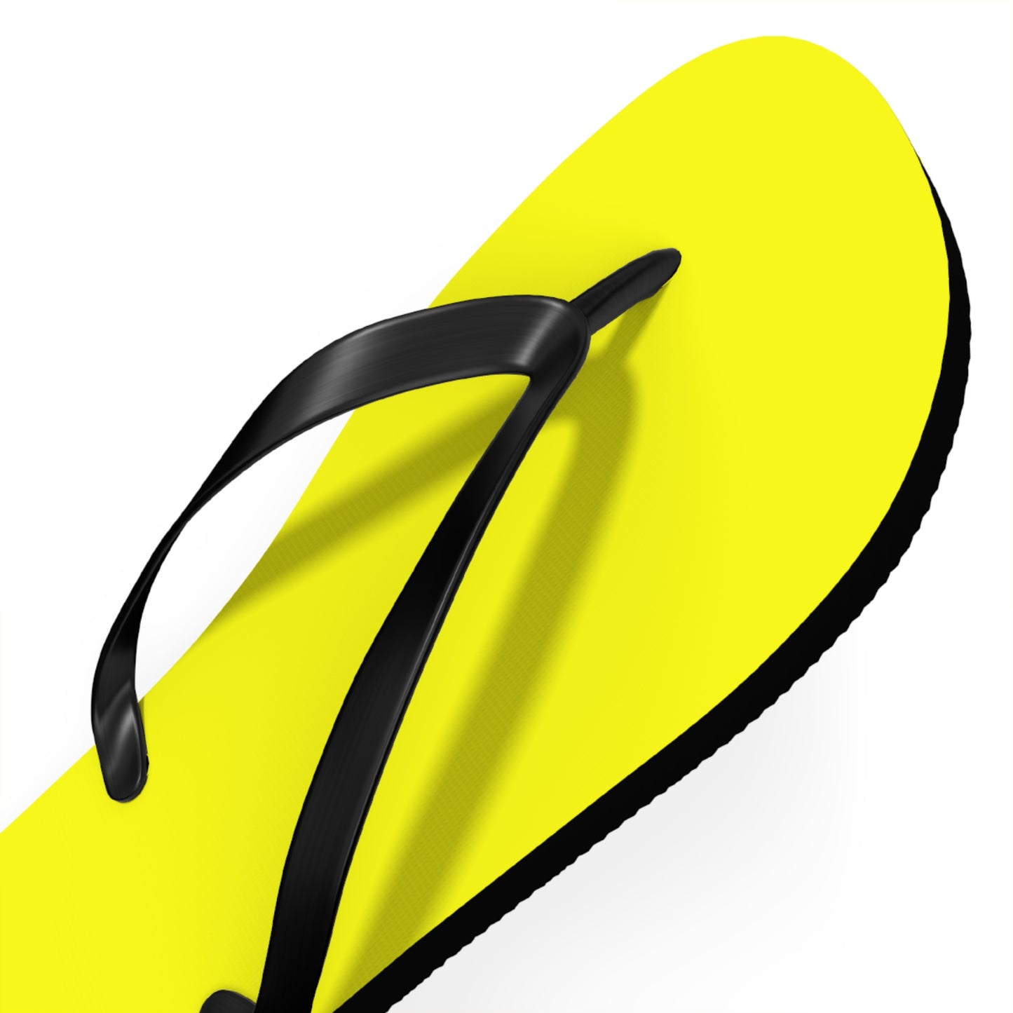 Bright Yellow Flip Flops, Sandals Slides, Summer Footwear, Brand New