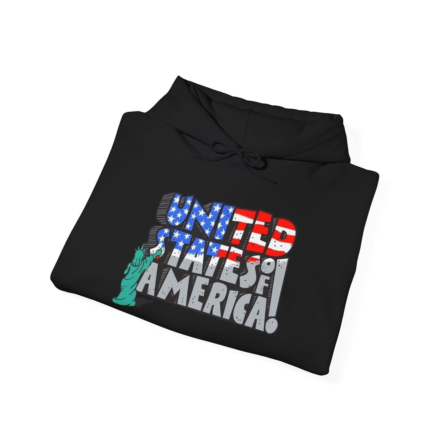United States Of America Graphic Hoodie Unisex Heavy Blend™ Hooded Sweatshirt