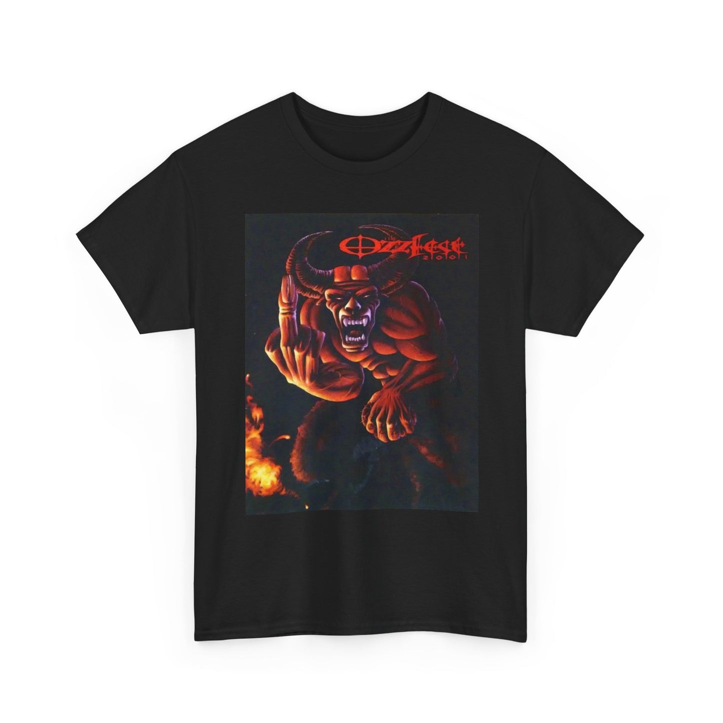 Ozzfest Vintage Graphic T Shirt Osbourne Retro Rock Unisex Heavy Cotton Tee