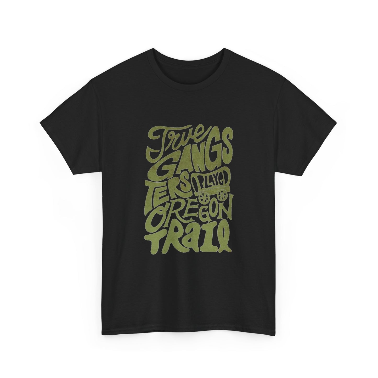 Oregon Trail Game Retro Graphic T Shirt NEW Unisex Heavy Cotton Tee