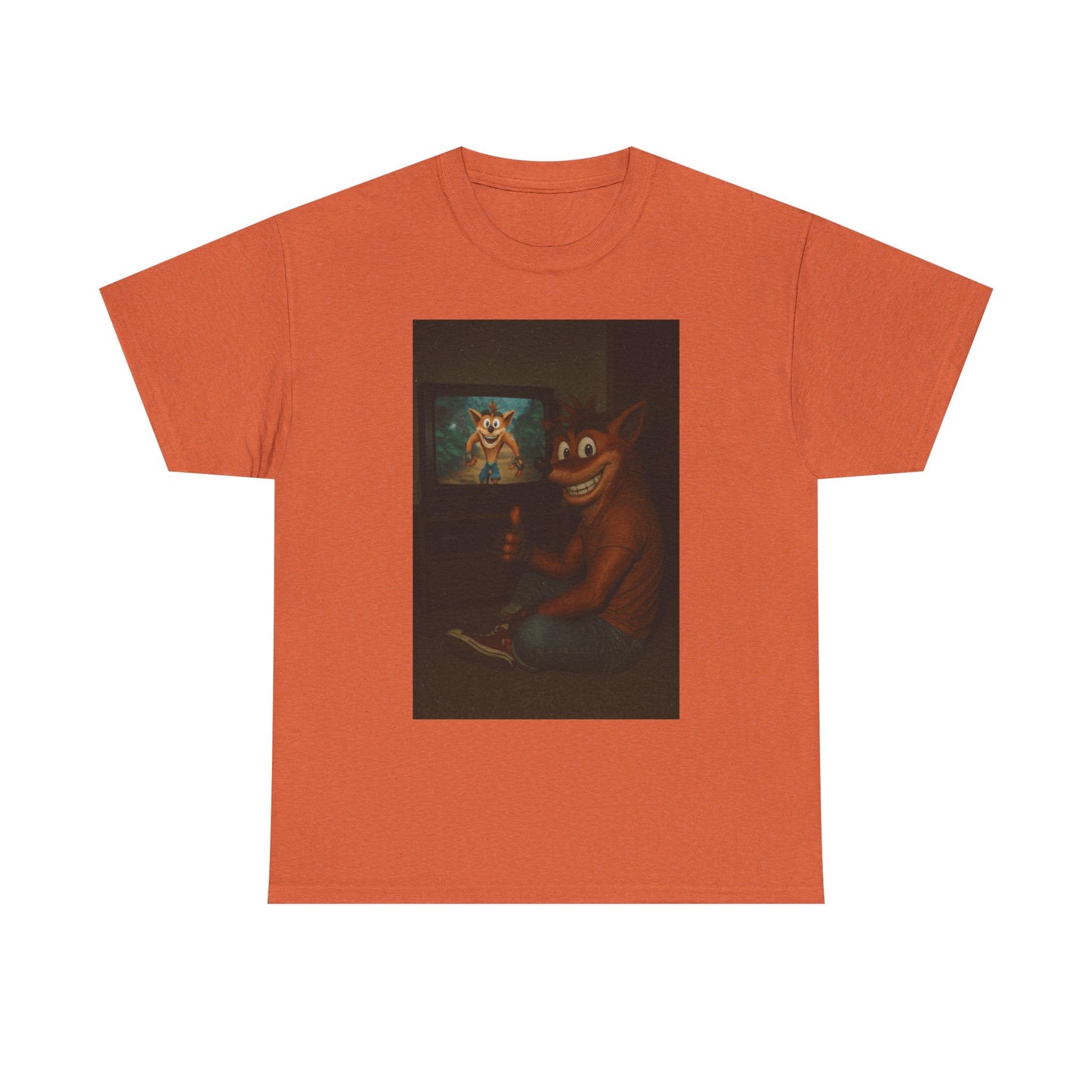Crash Bandicoot Vintage 90s Gaming Graphic T Shirt Unisex Cotton Tee Gift New