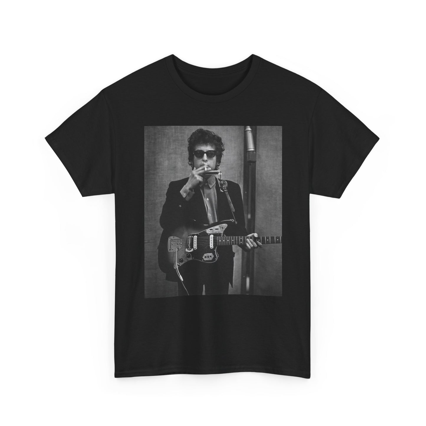 Bob Dylan T-shirt vintage classic rock retro art Unisex Heavy Cotton Tee