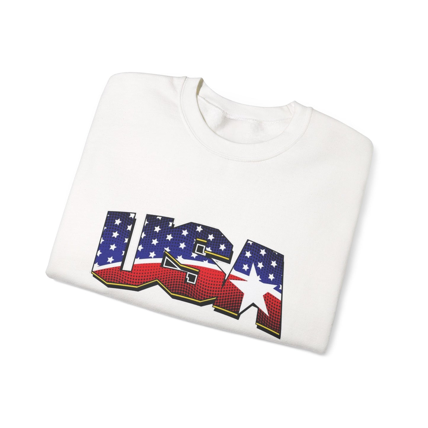 USA American Flag Sweater NEW Unisex Heavy Blend™ Crewneck Sweatshirt