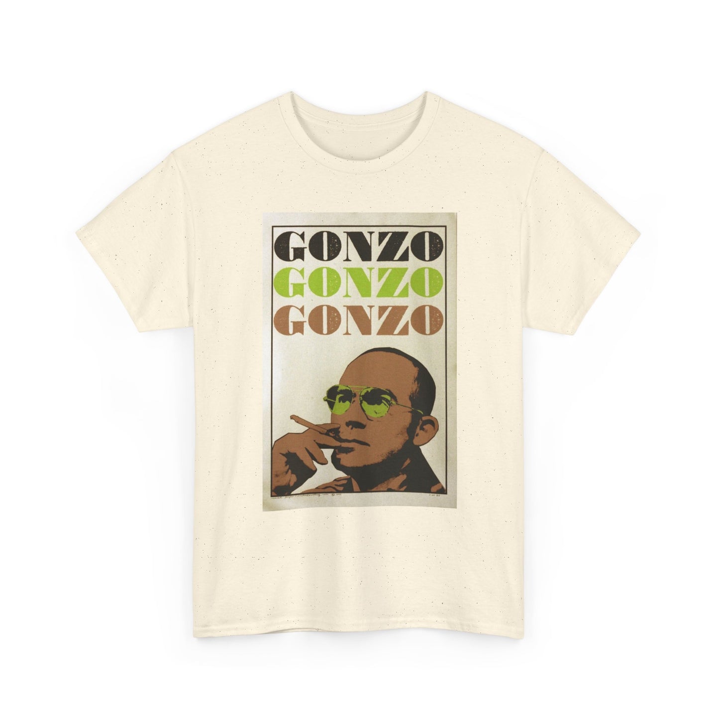 Hunter S Thompson Gonzo Graphic T Shirt Unisex Heavy Cotton Tee Gift